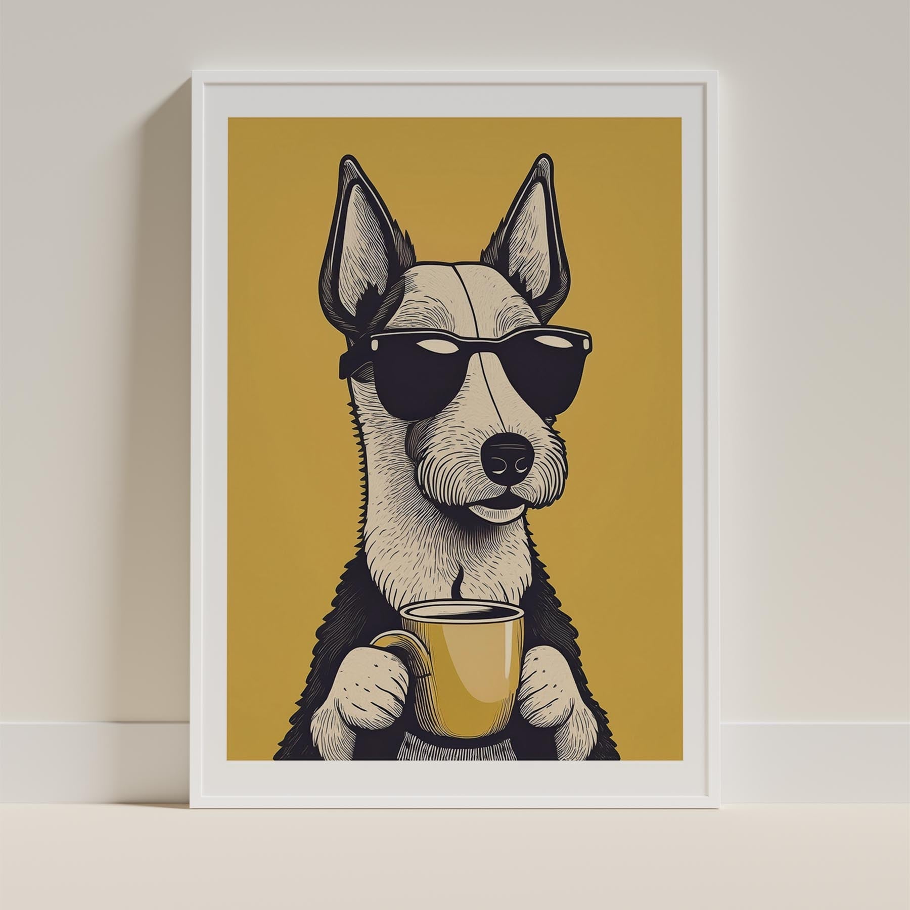 Fox Terrier 1 Chillin Coffee Dog image 9