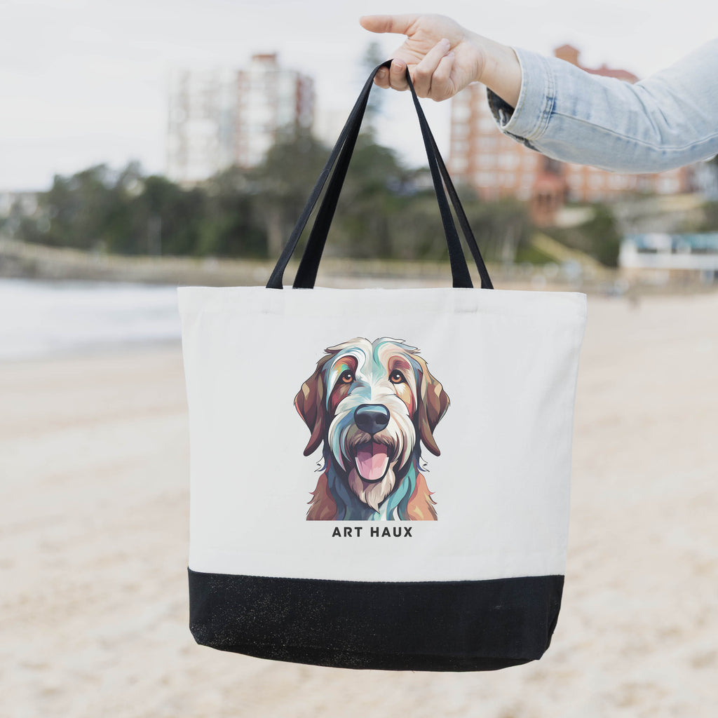 Irish Wolfhound Chic Graphic Art Bag image 1