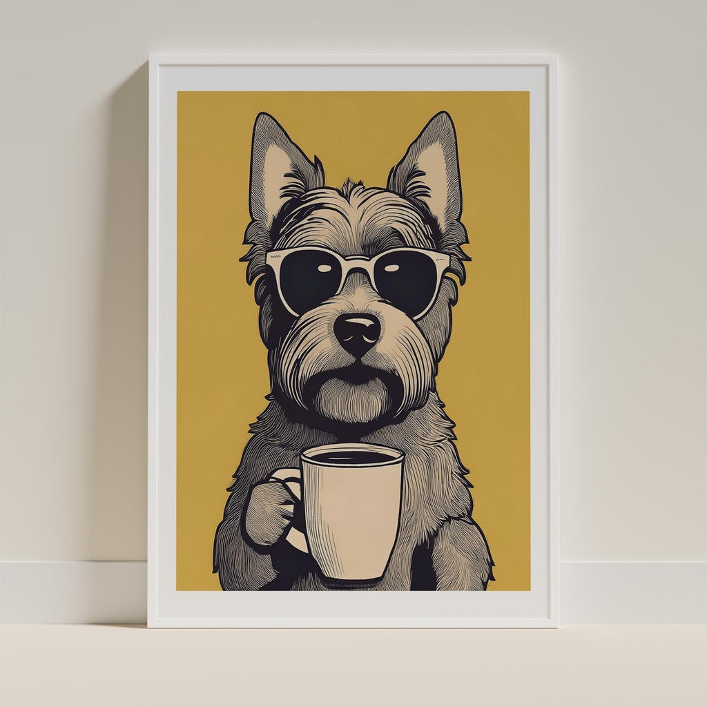 Yorkipoo Chillin Coffee Dog image 11