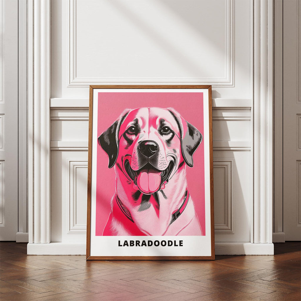 Labrador Retriever Pink and Black Dog Series 1 image 4