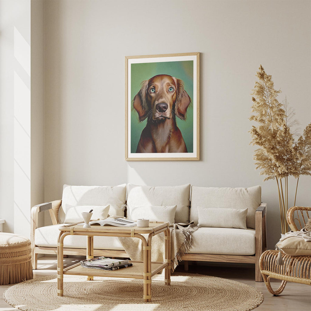 Irish Setter Green Painted Series image 2