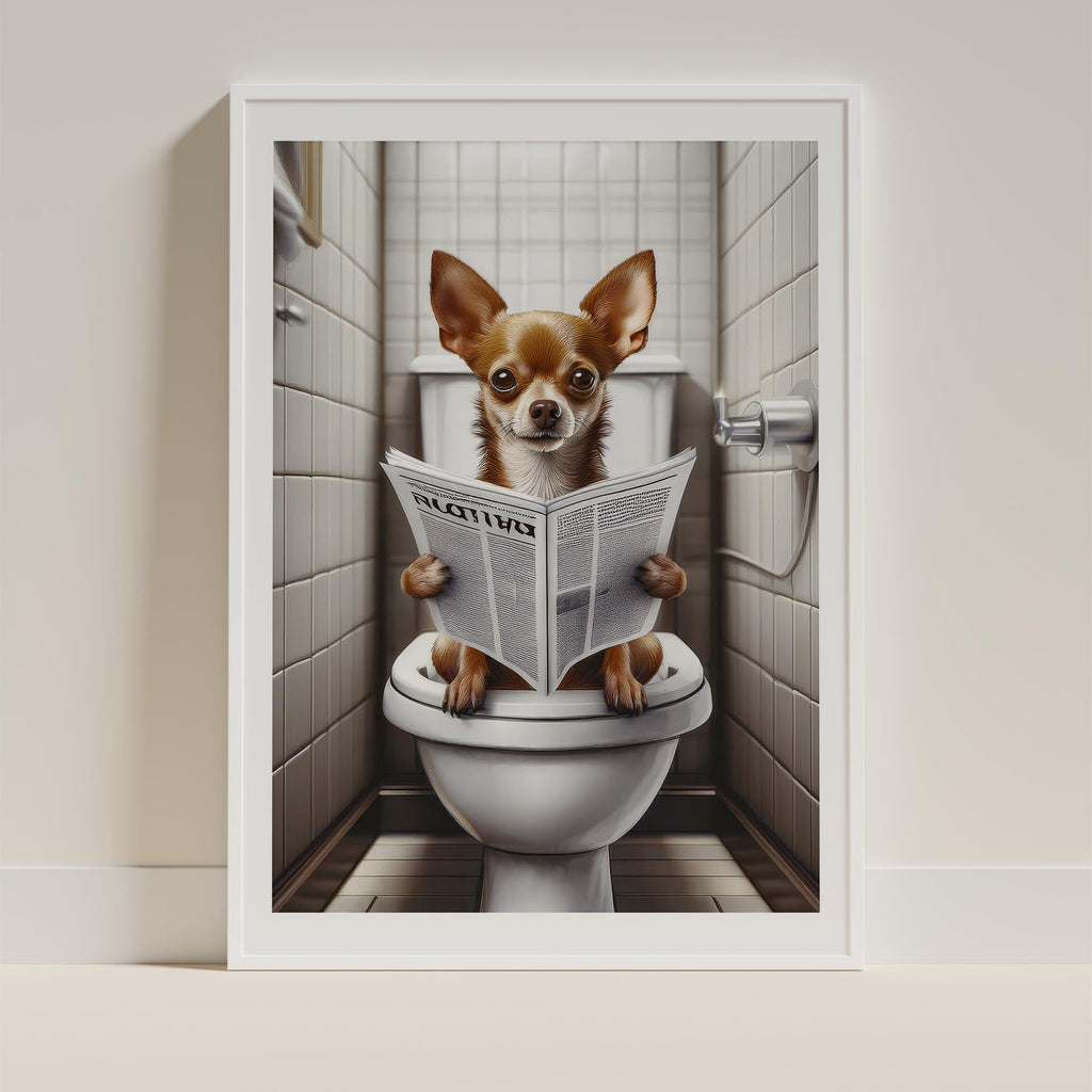 Chihuahua Toilet Humour Dog Series 1 image 9