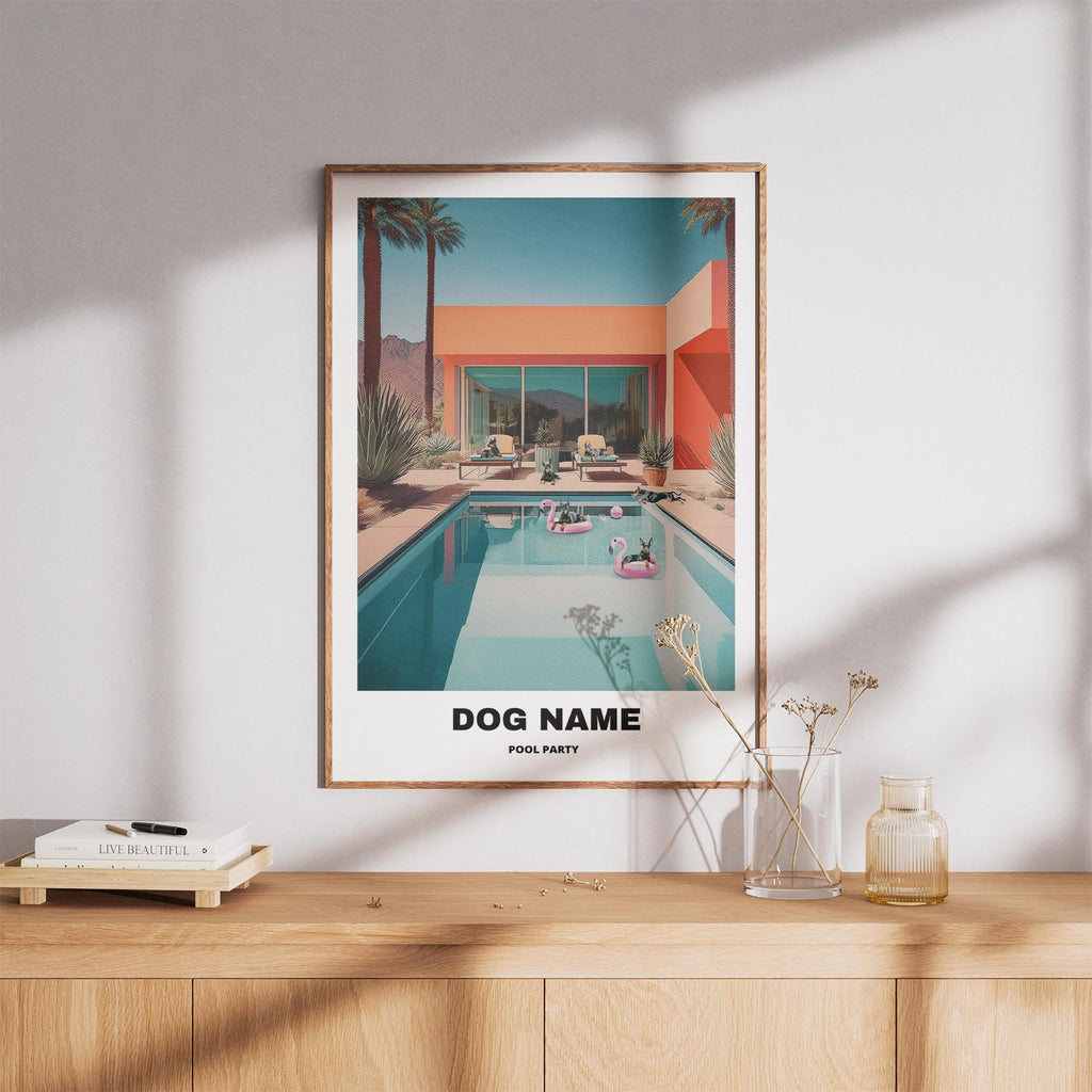 Dogue de Bordeaux Custom Pool Party WITH TEXT image 8