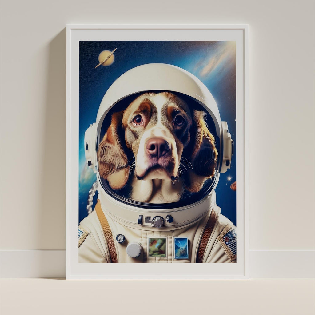 English Springer Spaniel Astronaut Dog Series image 9
