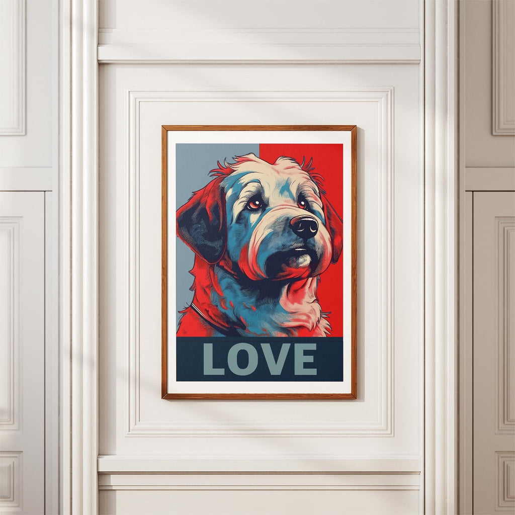 Coton de Tulear LOVE Series Inspired by the Obama Poster image 3