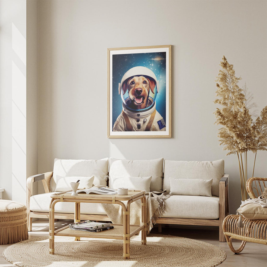 Airedale Astronaut Dog Series image 2