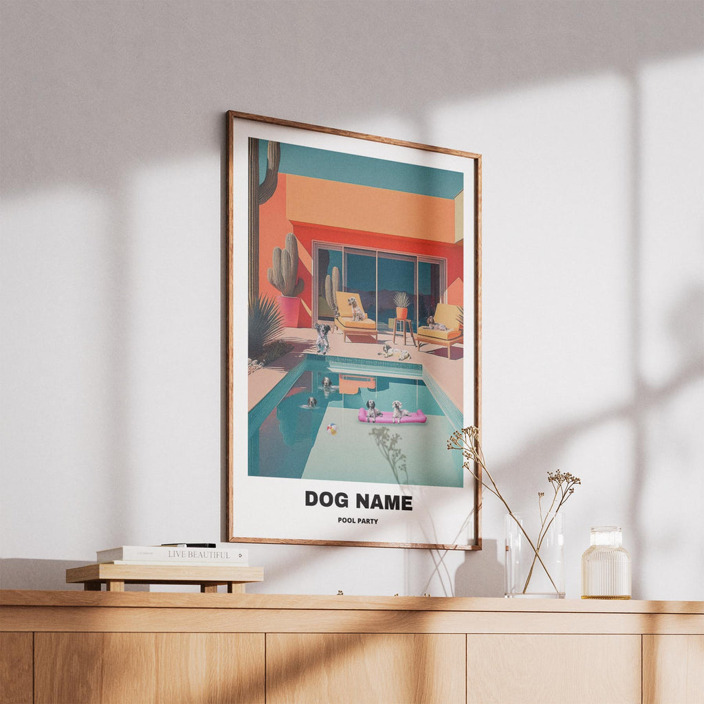 English Setter Custom Pool Party WITH TEXT image 5