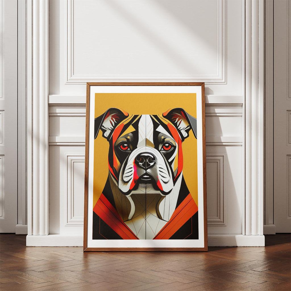 Bulldog Geometric Orange Series image 4