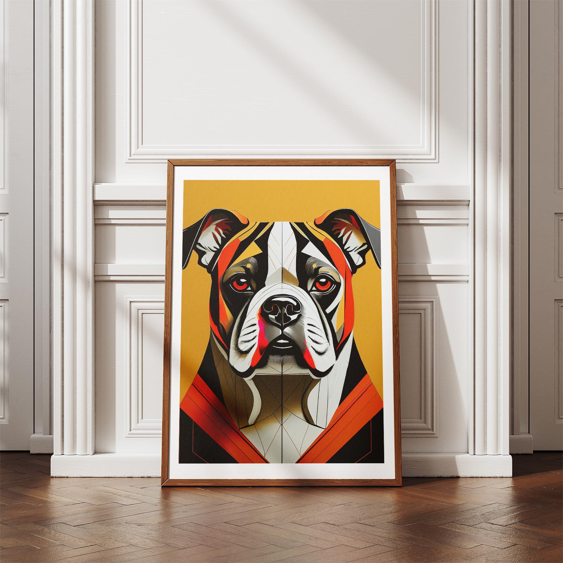 Bulldog Geometric Orange Series image 4