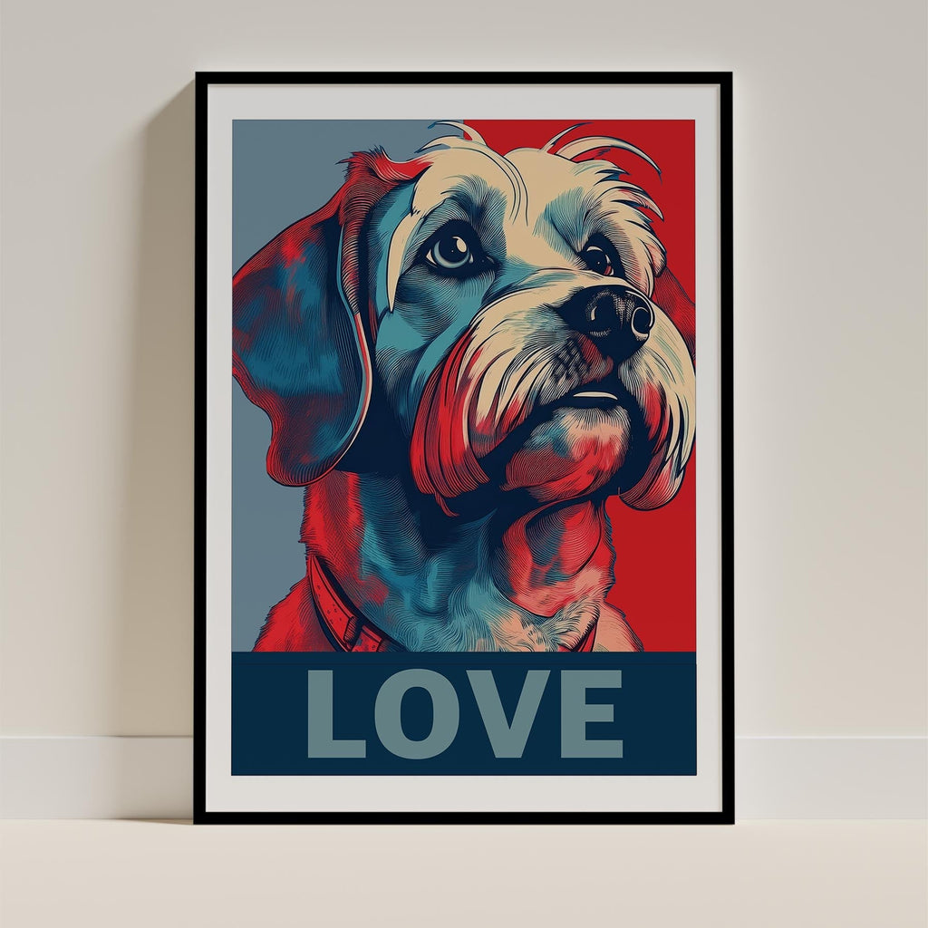 Maltese LOVE Series Inspired by the Obama Poster image 0