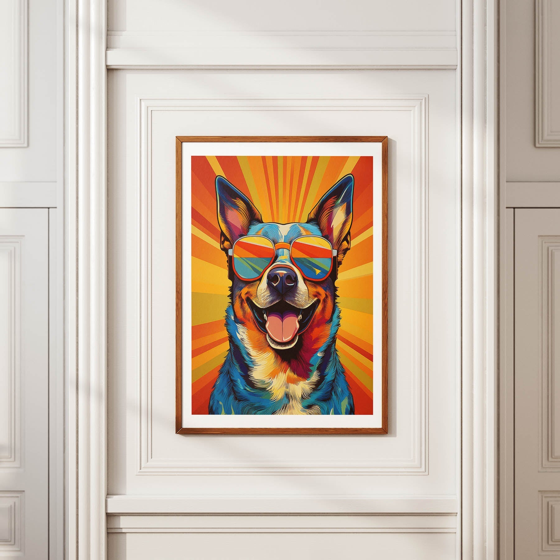 Cattle Dog In Colourful Sunnies 1 image 2