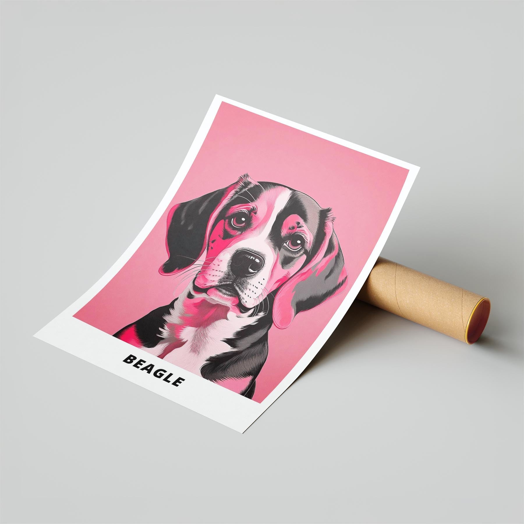 Beagle Pink and Black Dog Series 1 image 6