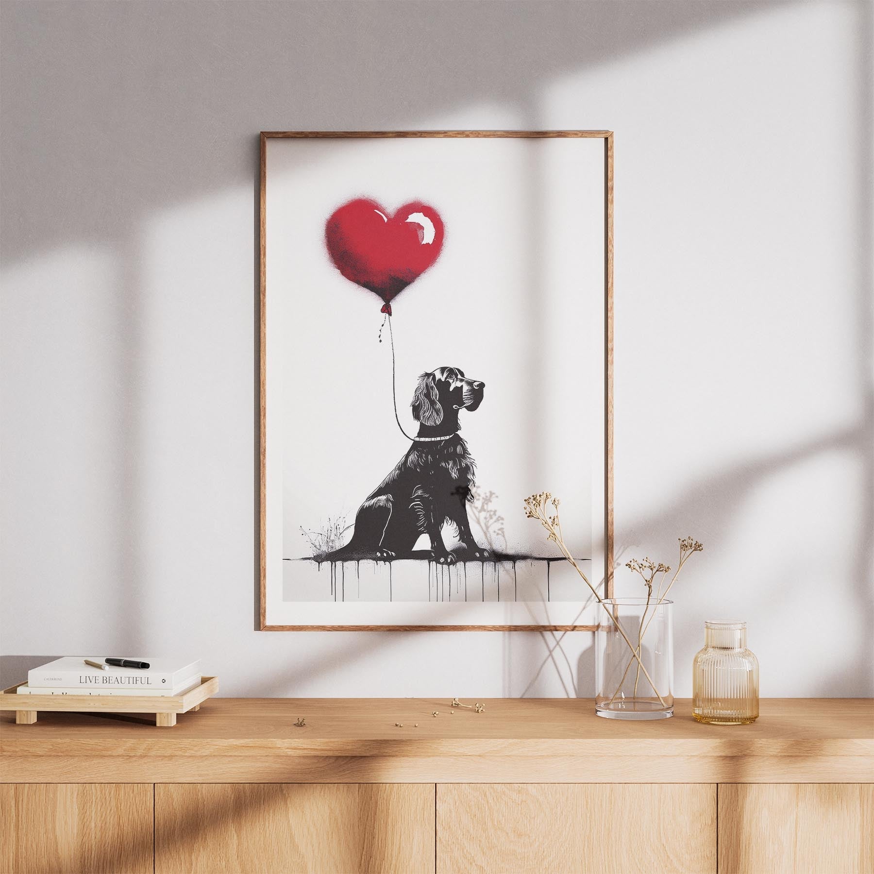Gordon Setter DOGSY Series inspired by the Art of Banksy image 8