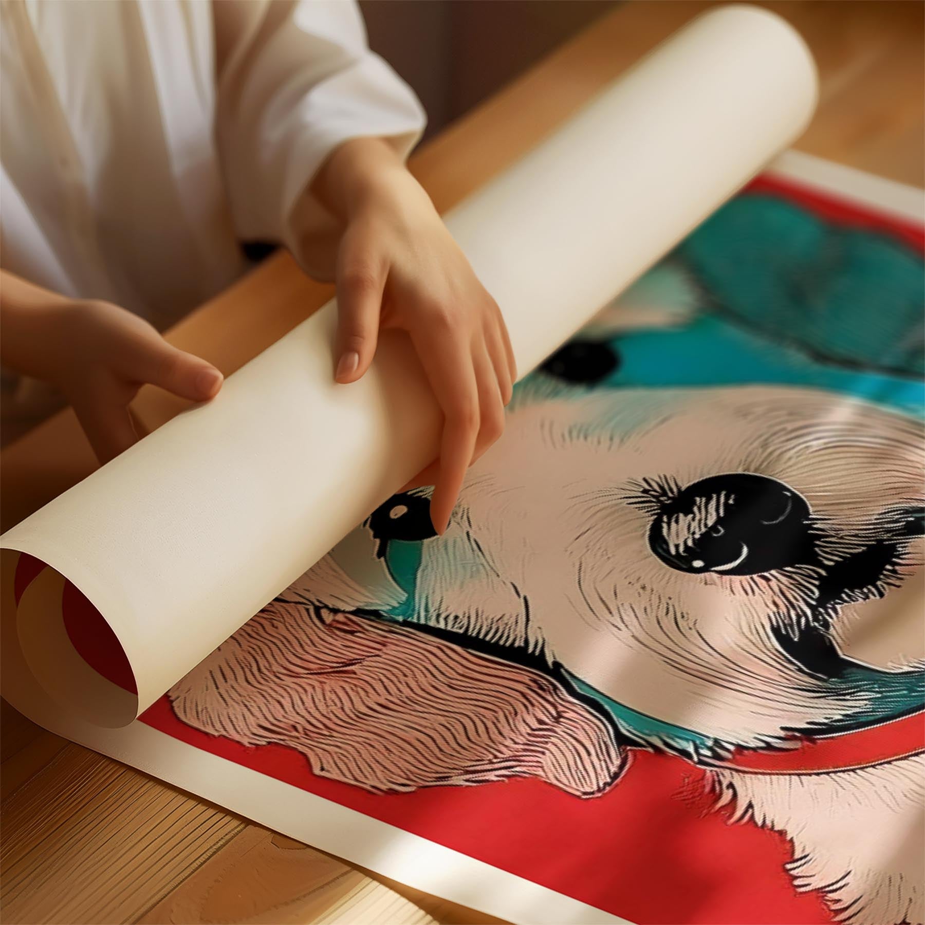 Groodle Red Dog Series image 1