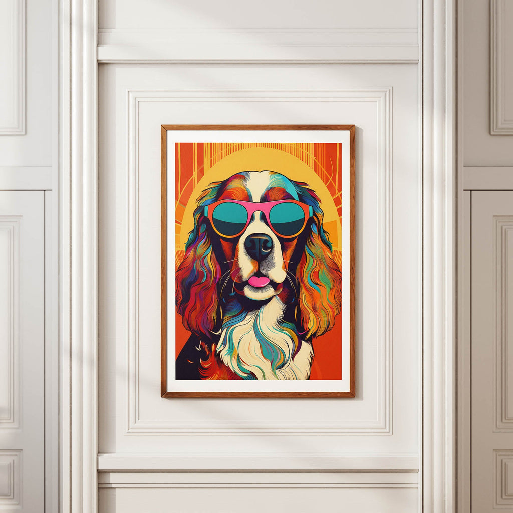 Cavalier King Charles Spaniel In Colourful Sunnies 1 image 2