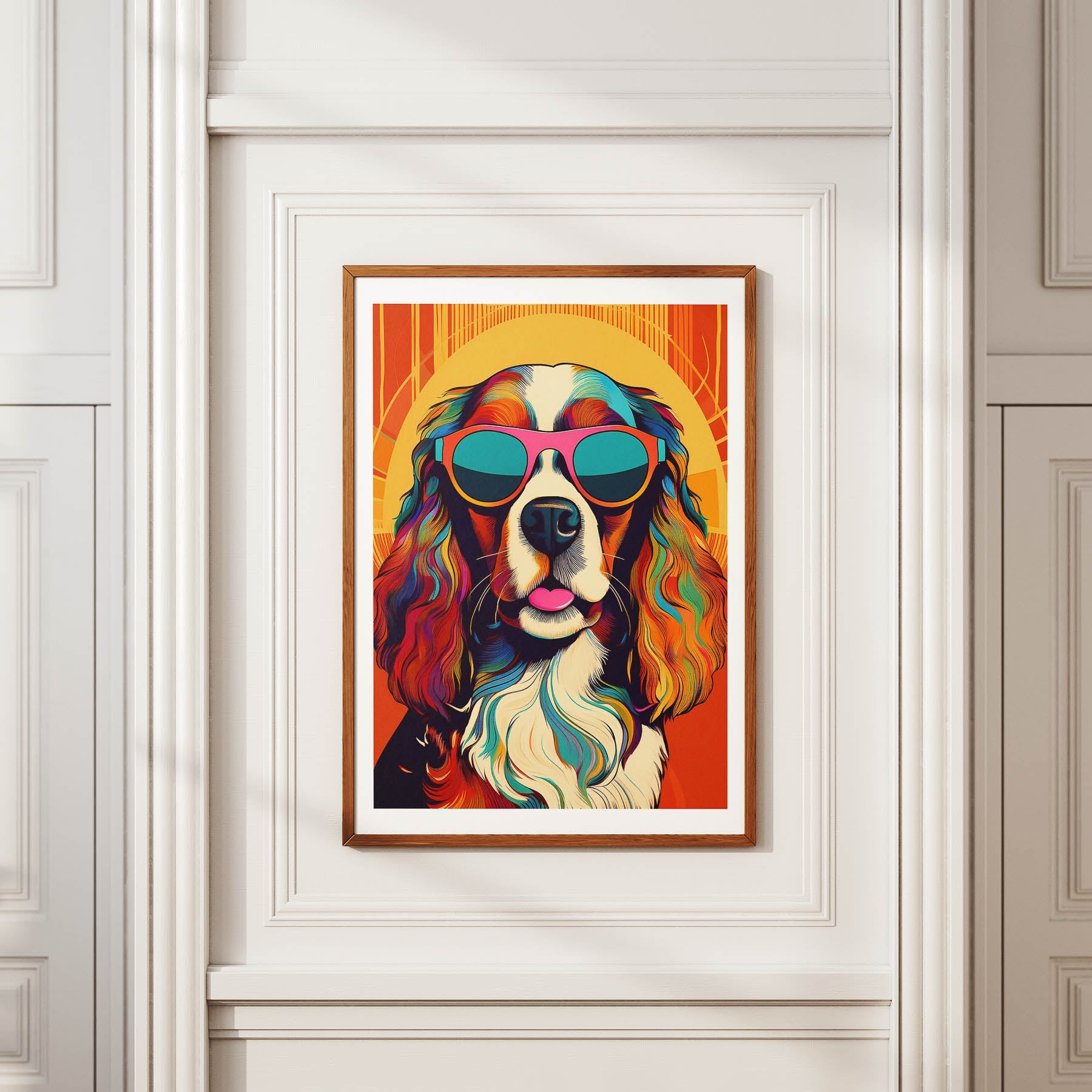 Cavalier King Charles Spaniel In Colourful Sunnies 1 image 2