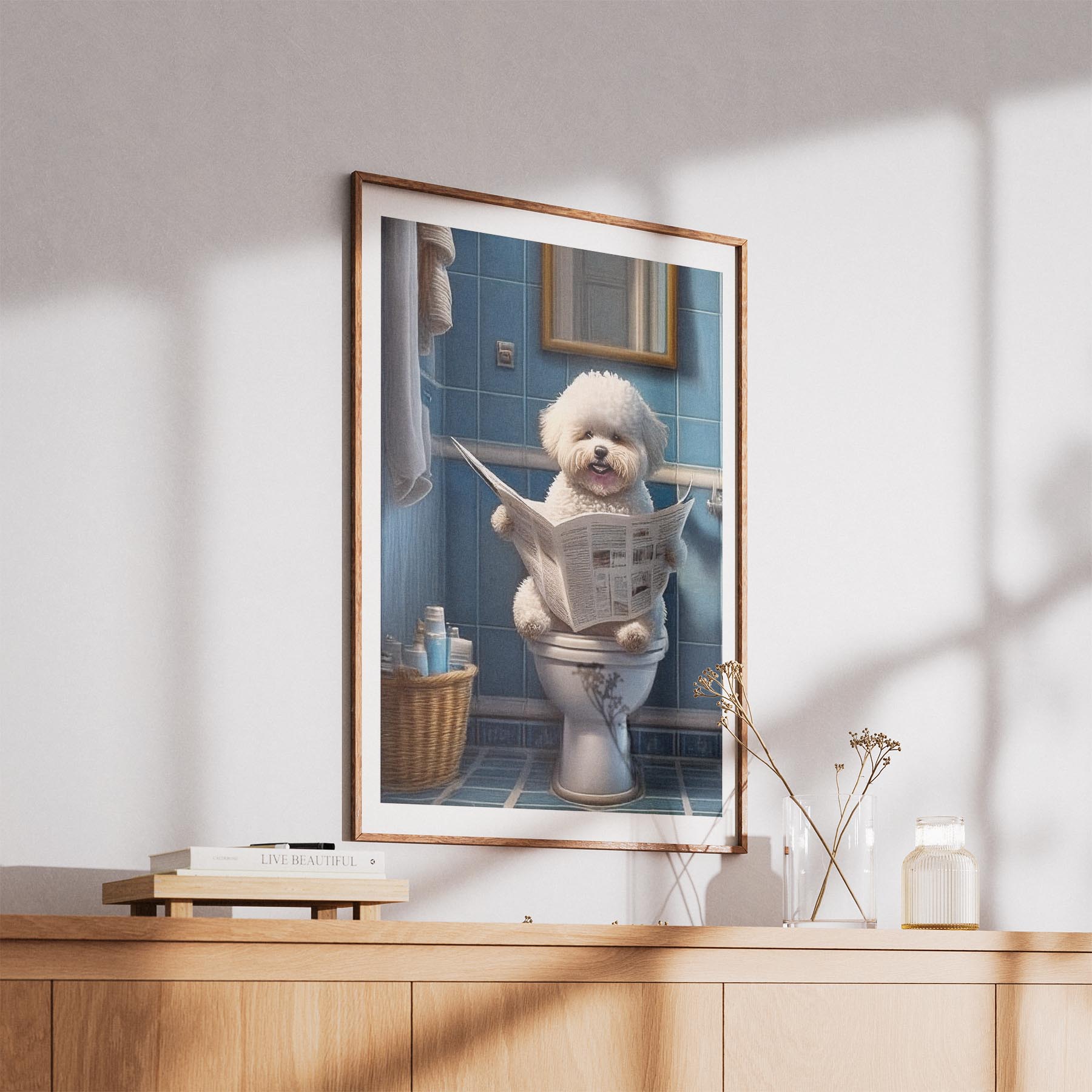 Bichon Frise Toilet Humour Dog Series image 5