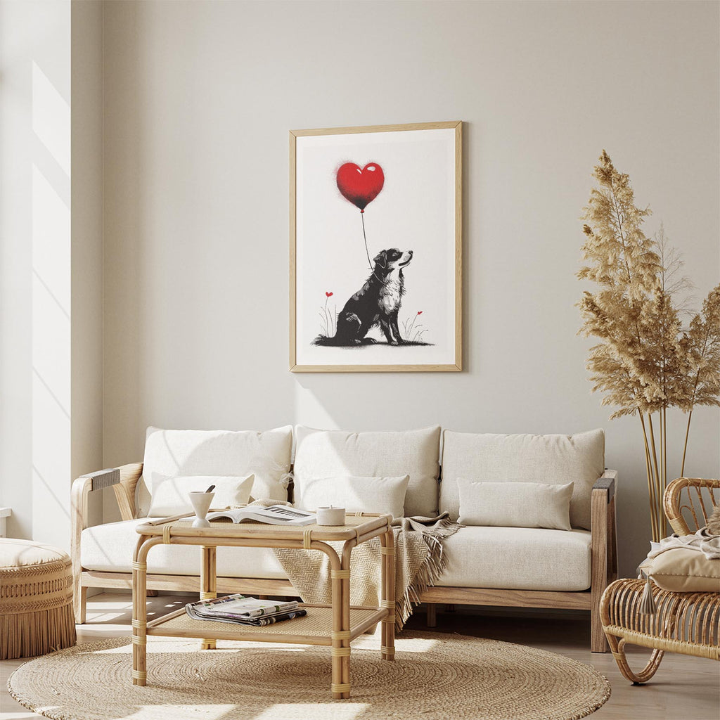 Australian Shepherd DOGSY Series inspired by the Art of Banksy image 2
