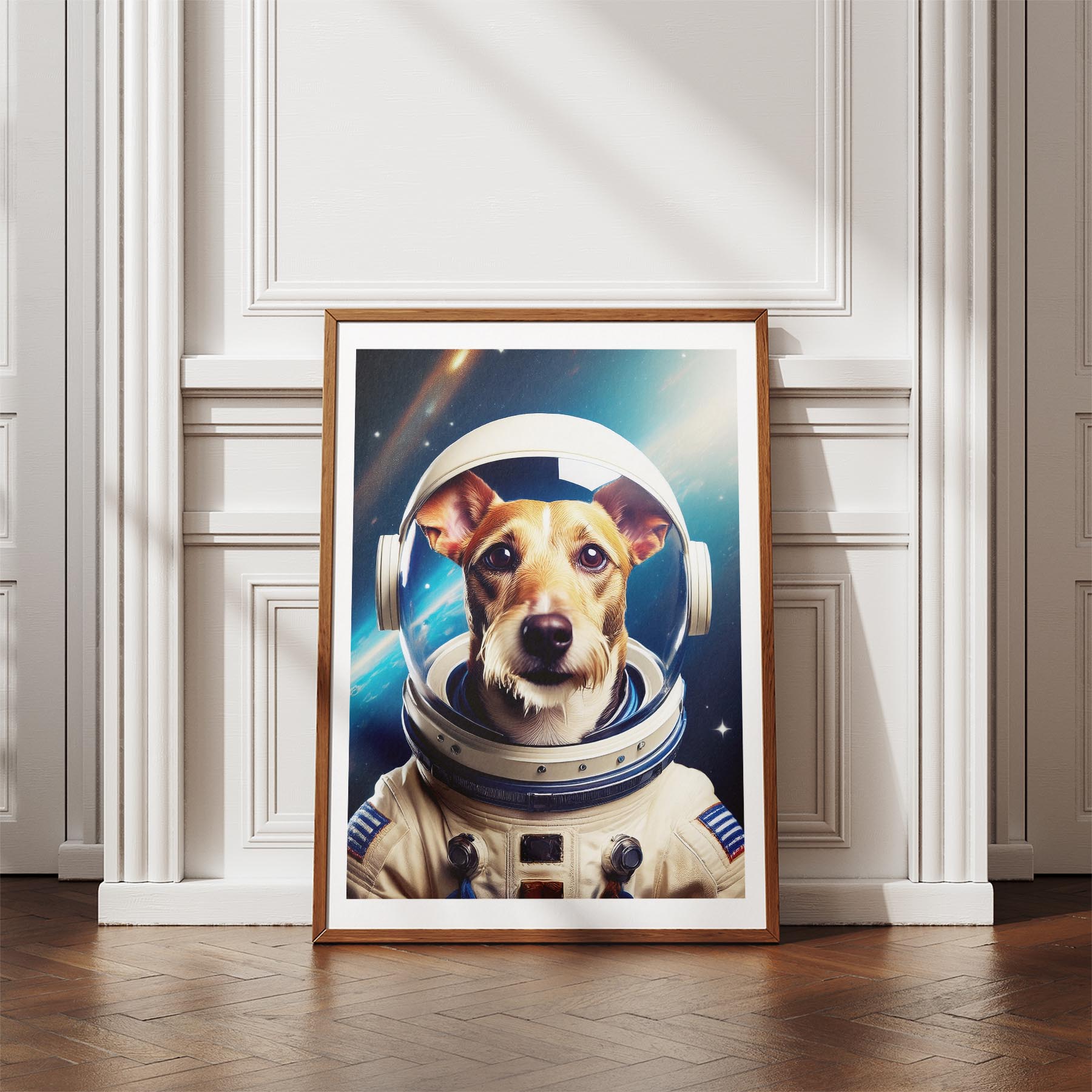 Fox Terrier Astronaut Dog Series image 4
