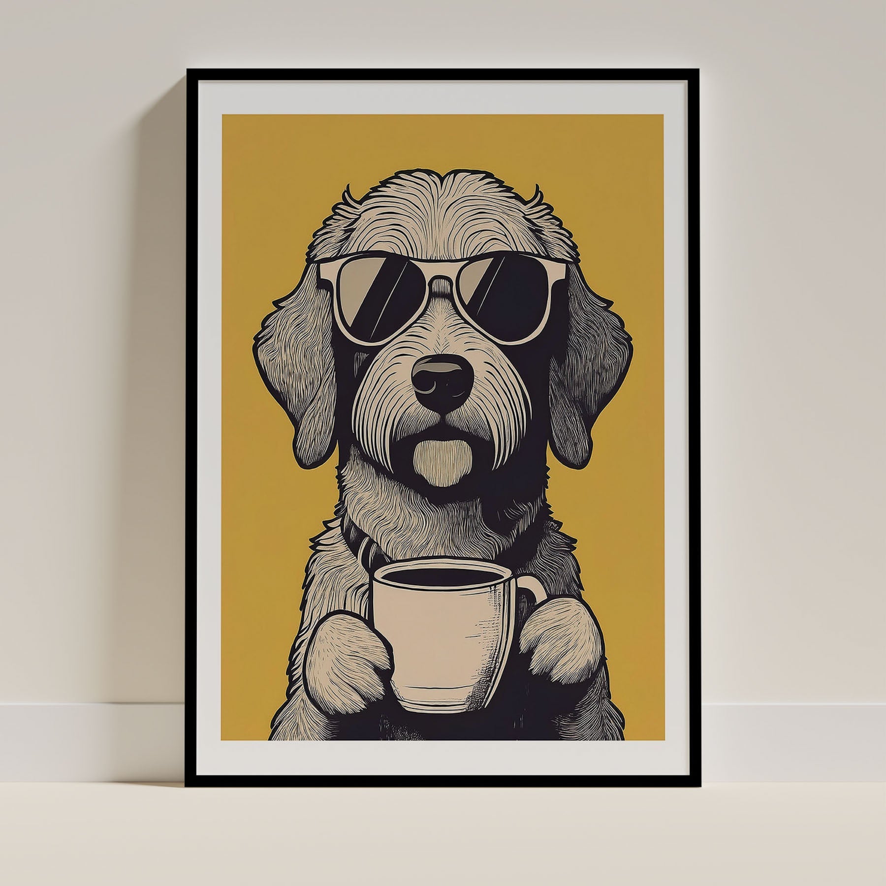 Labradoodle 3R Chillin Coffee Dog image 0