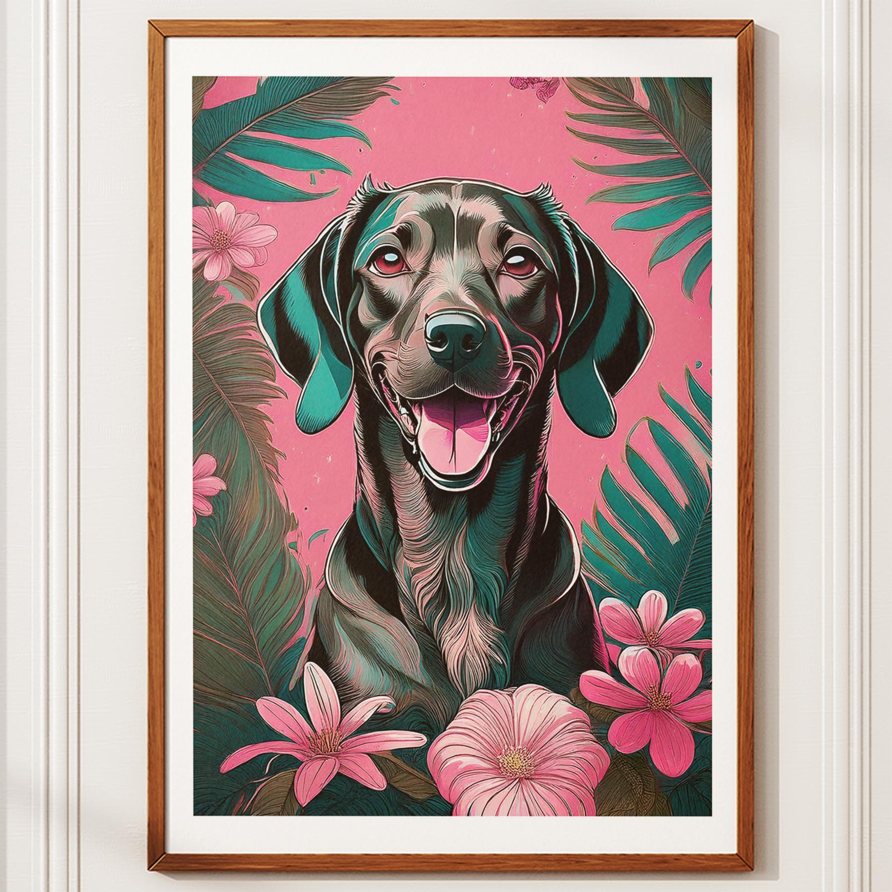 Vizsla Flowery Dog image 11