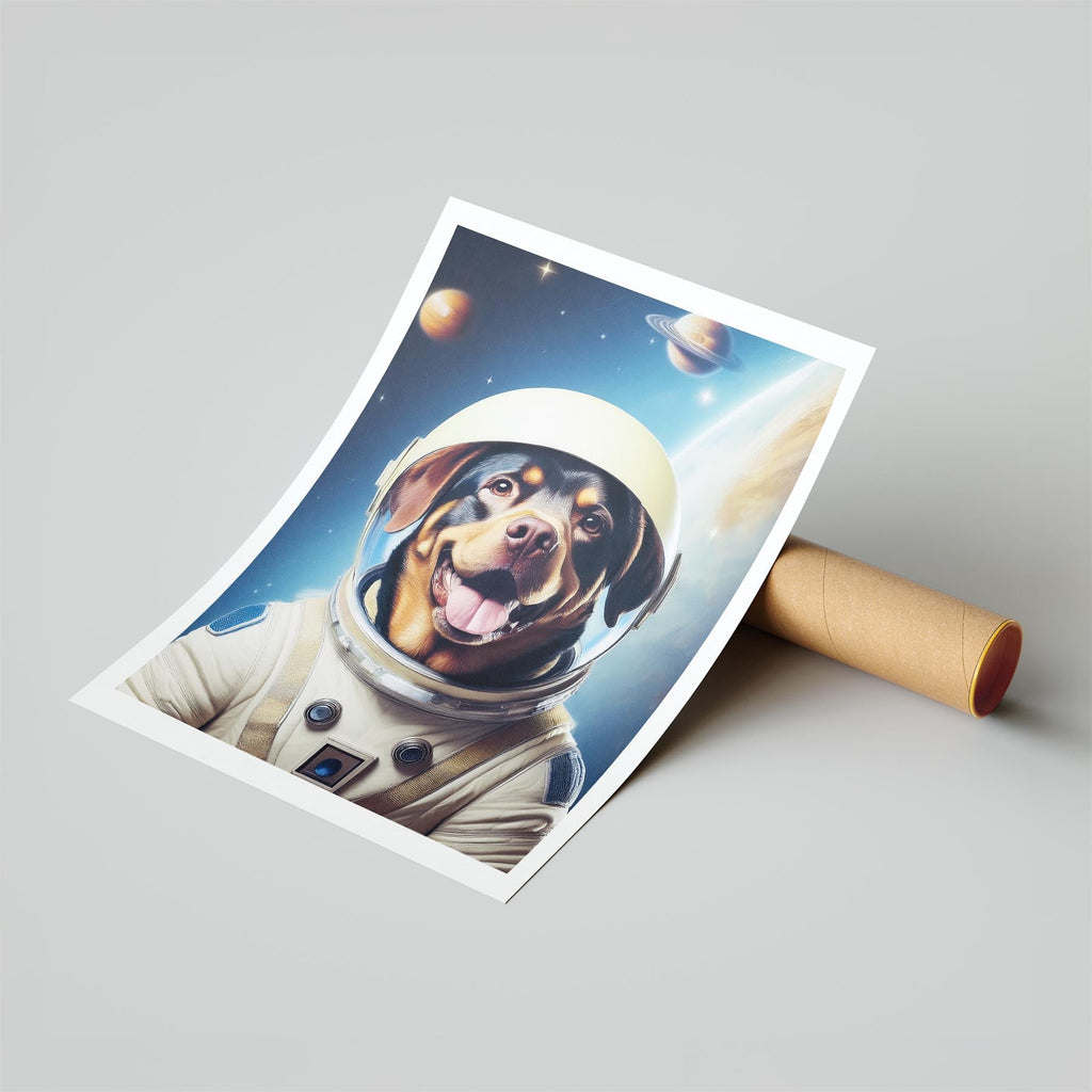 Rottweiler Astronaut Dog Series image 6