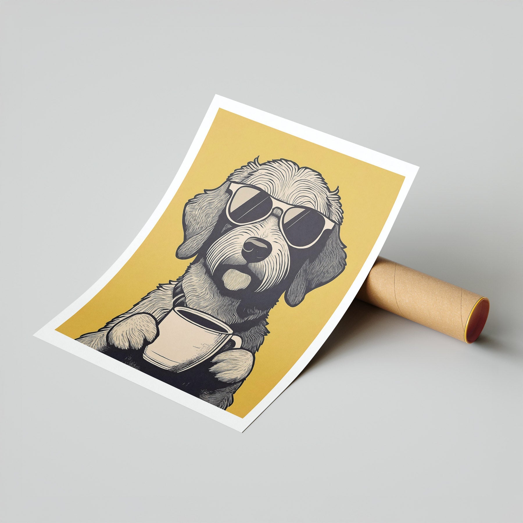 Labradoodle 3R Chillin Coffee Dog image 7