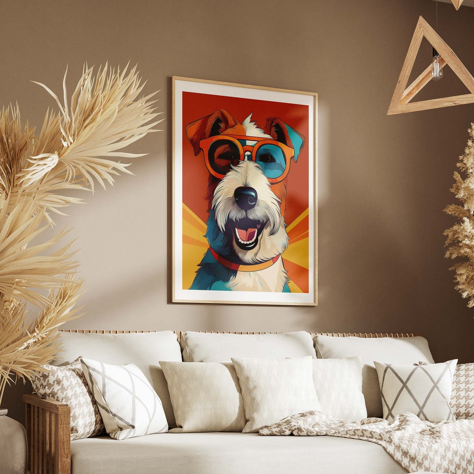 Fox Terrier In Colourful Sunnies 1 image 5