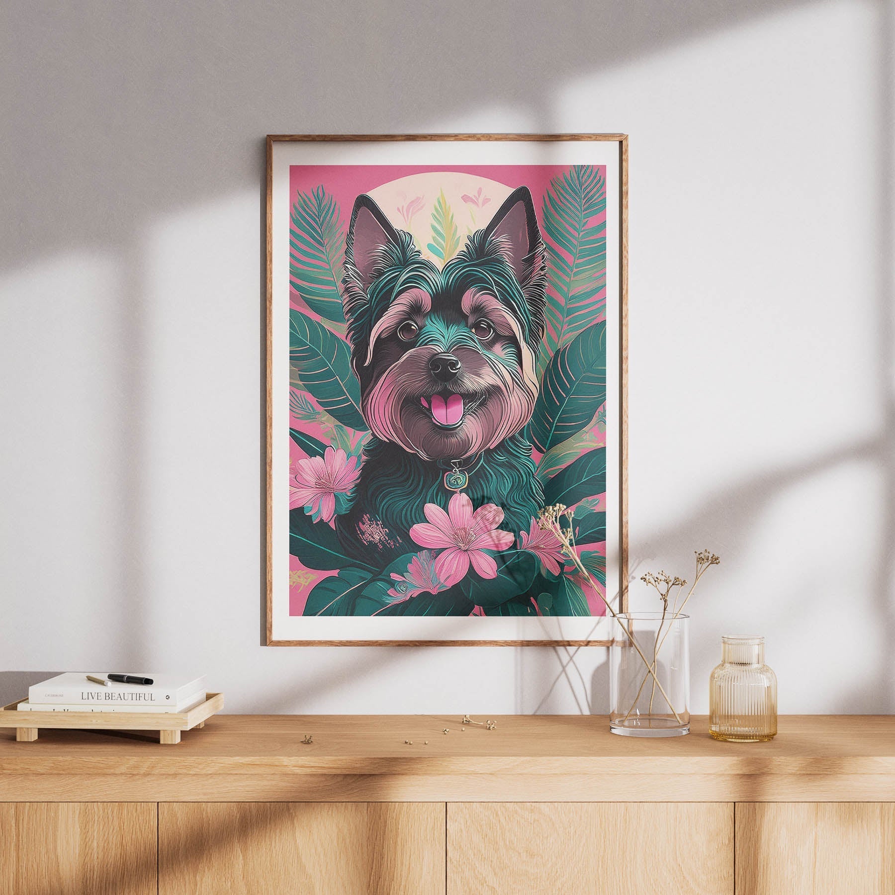 Yorkshire Terrier Flowery Dog image 8