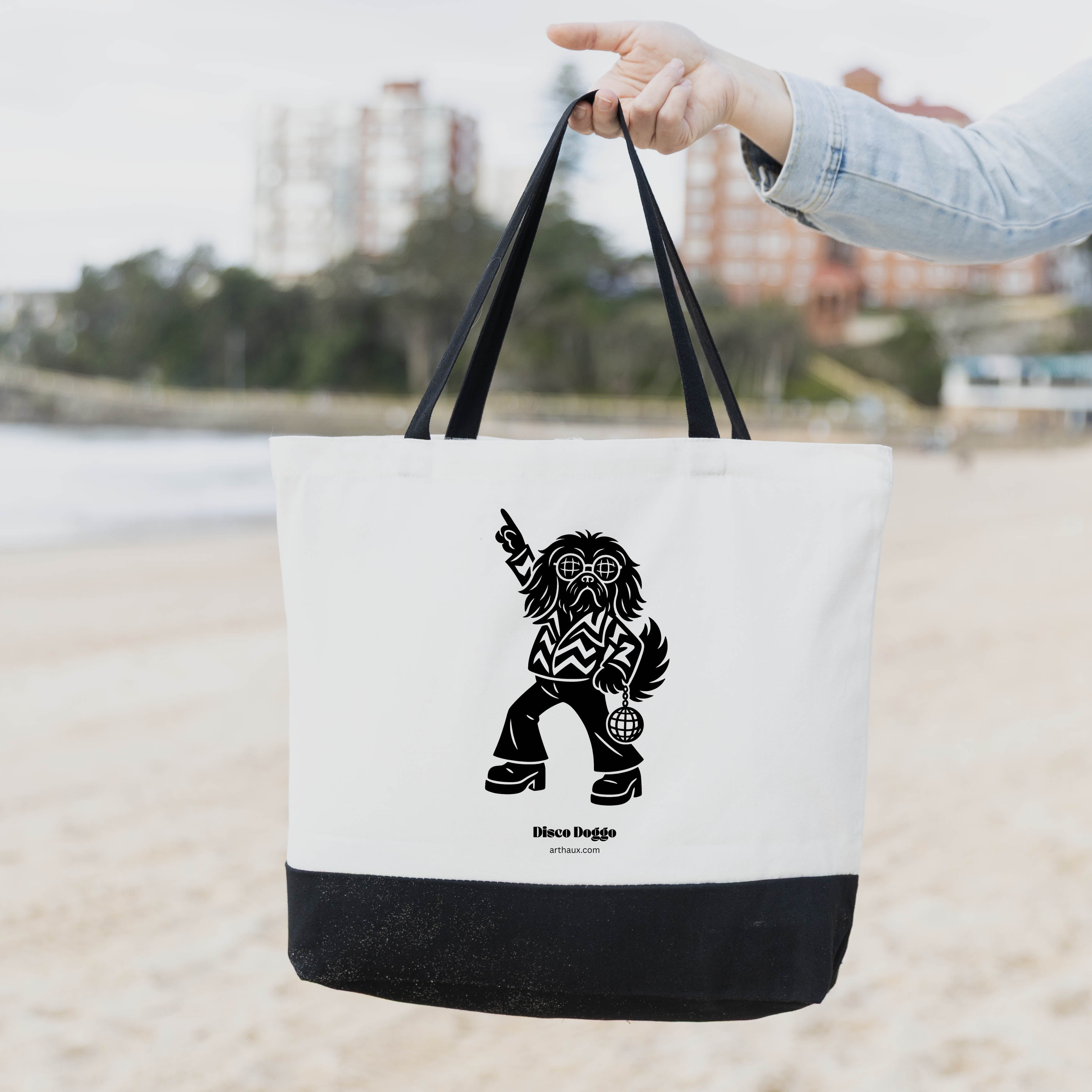 Pekingese 70's Disco Doggo Bag image 1