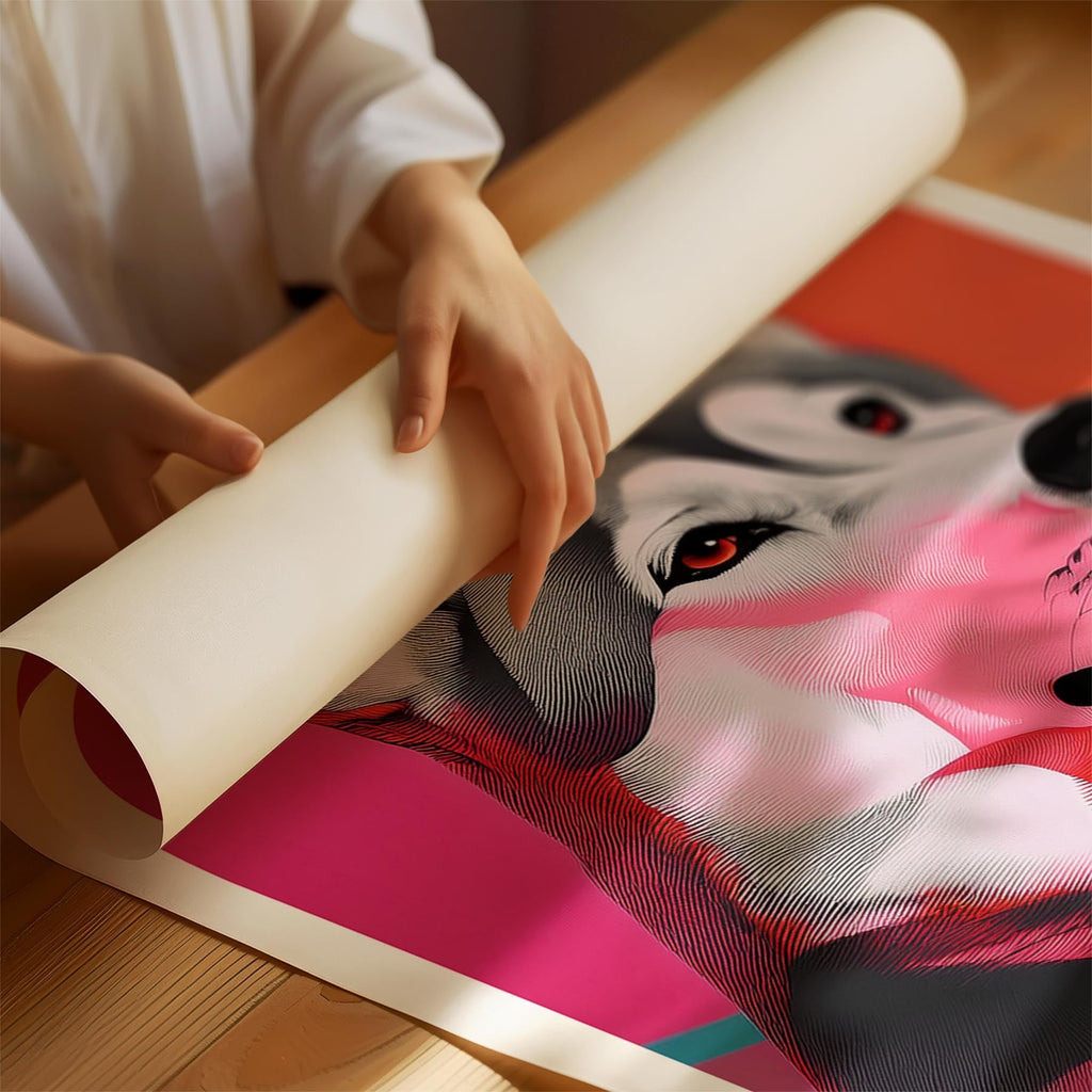 Alaskan Malamute Modern Pop Dog Series image 1