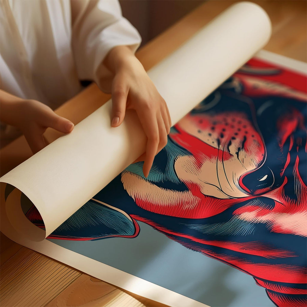 Rottweiler LOVE Series Inspired by the Obama Poster image 1