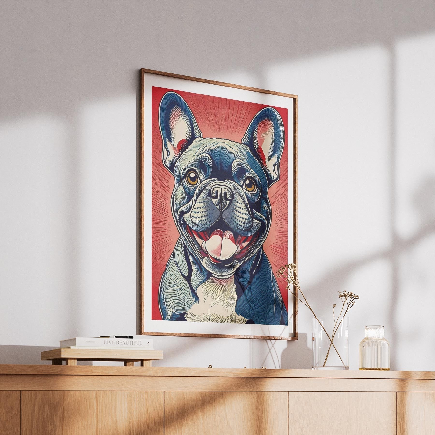 French Bulldog Hokusai Japanese Inspired Dog Series image 5