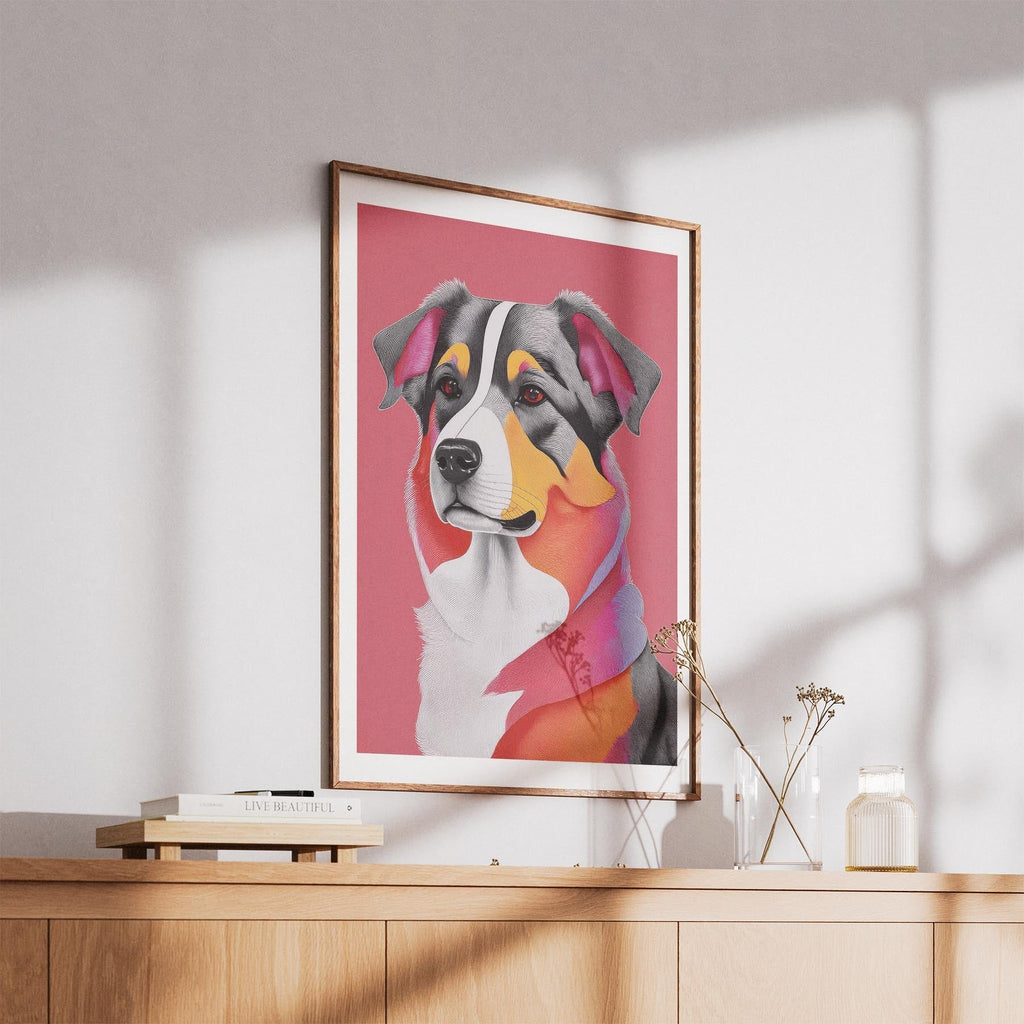 Australian Shepherd Modern Pop Dog Series image 5