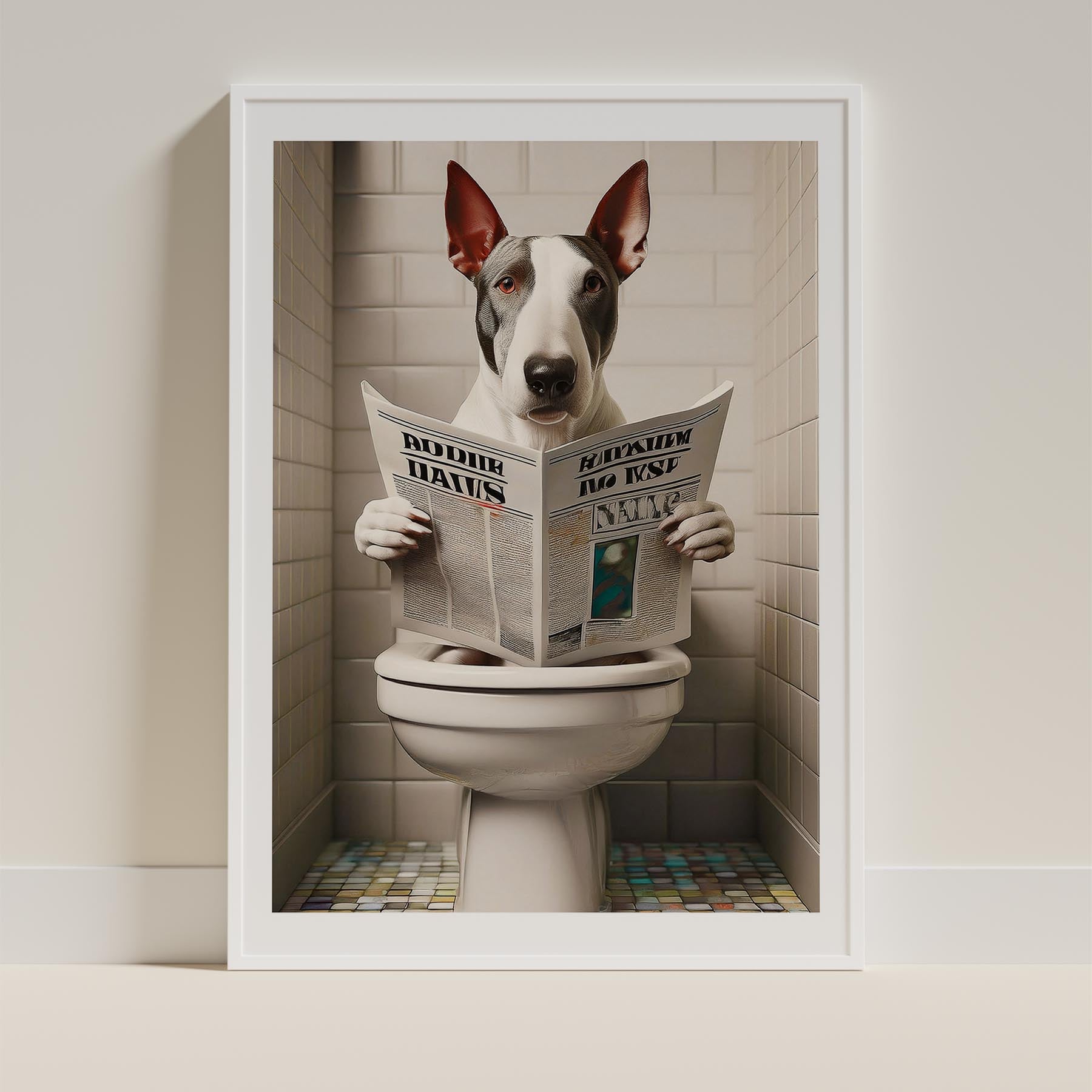 Bull Terrier Toilet Humour Dog Series 4 image 9