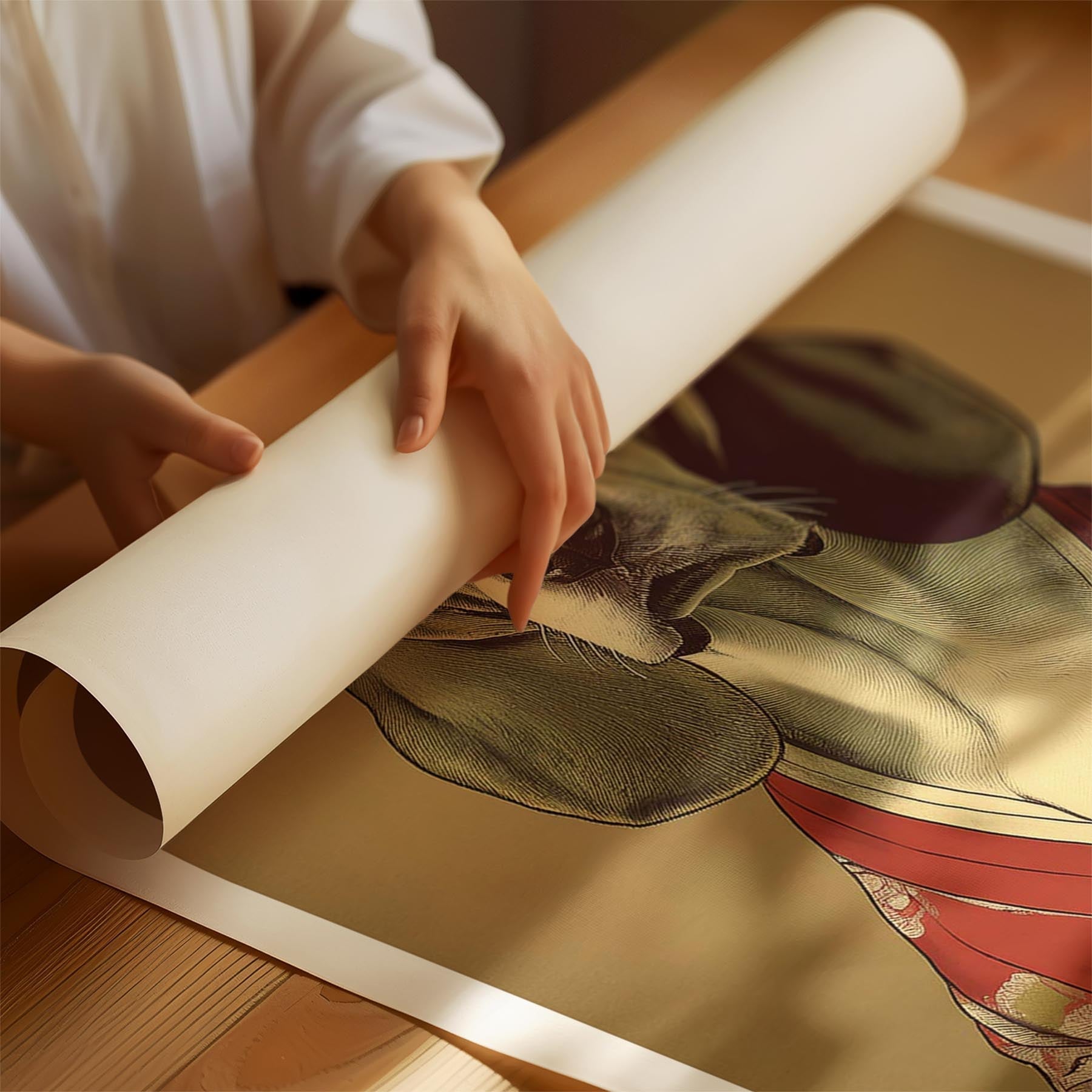 Basset Hound Japanse Kimono Dog Series image 1