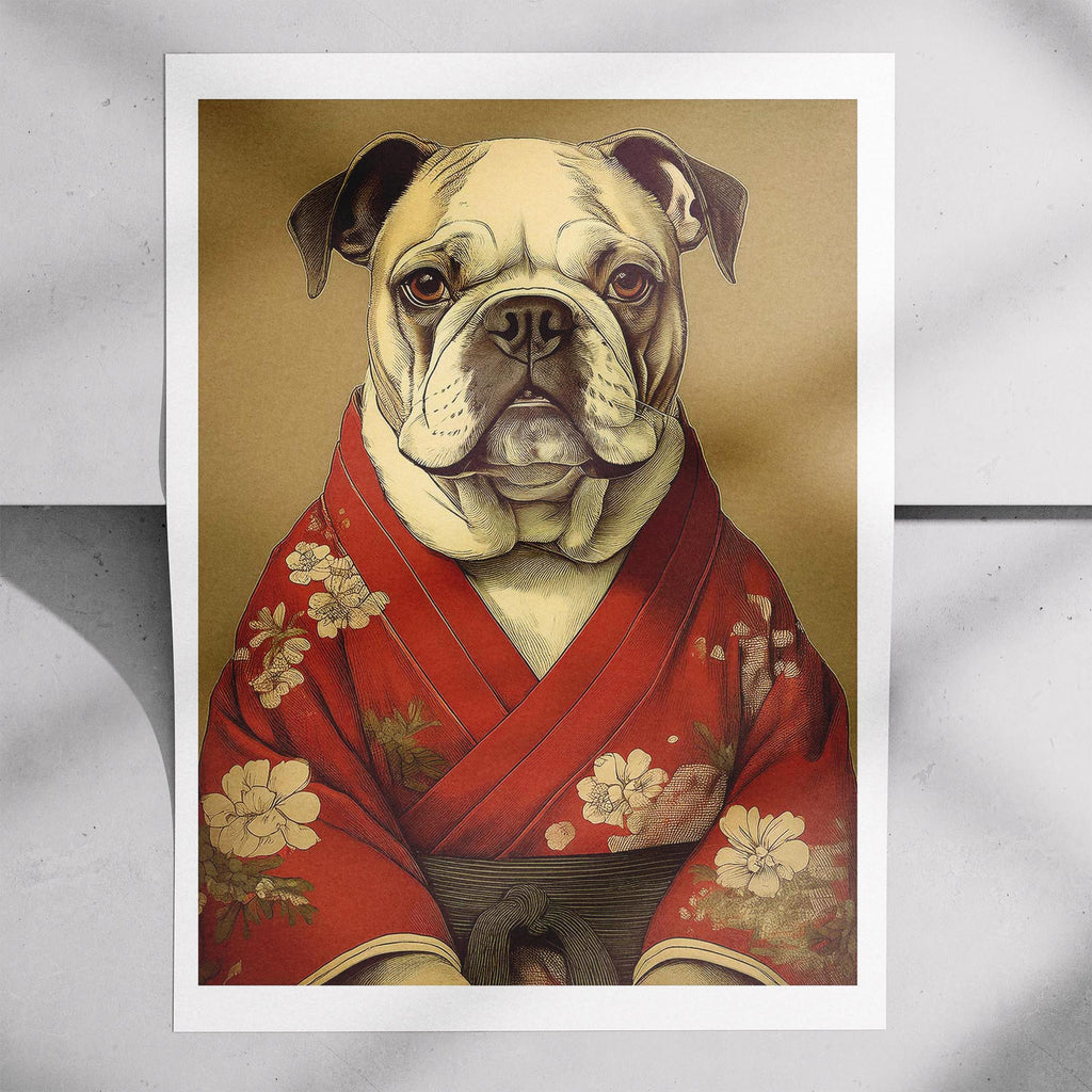 Bulldog Japanse Kimono Dog Series image 7