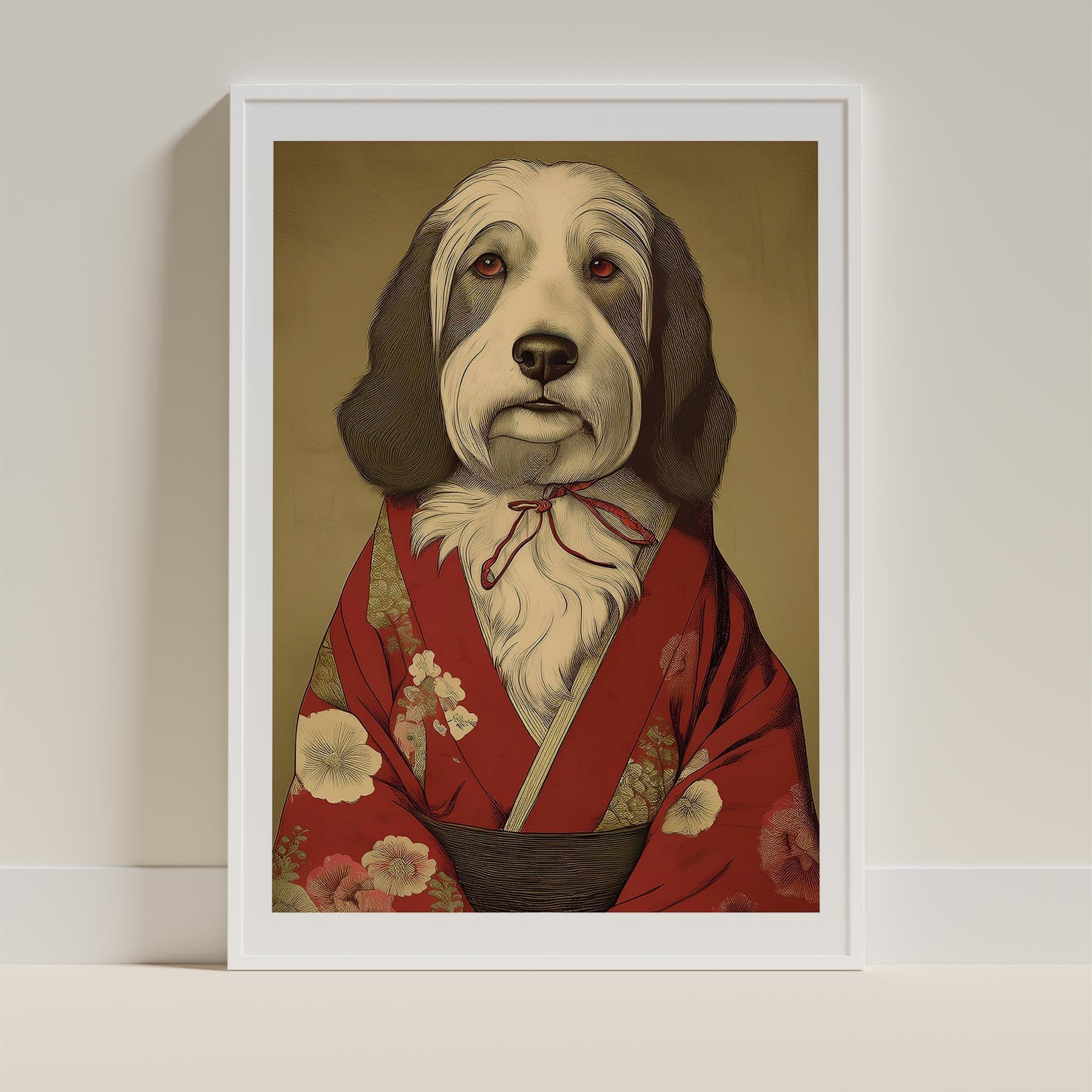 Old English Sheepdog Japanse Kimono Dog Series image 9