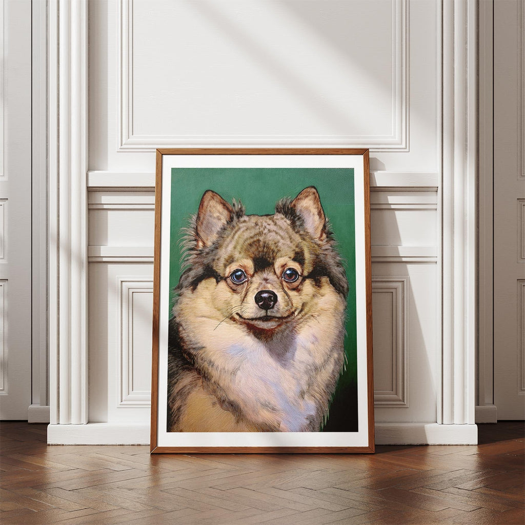 Pomeranian Green Painted Series image 4