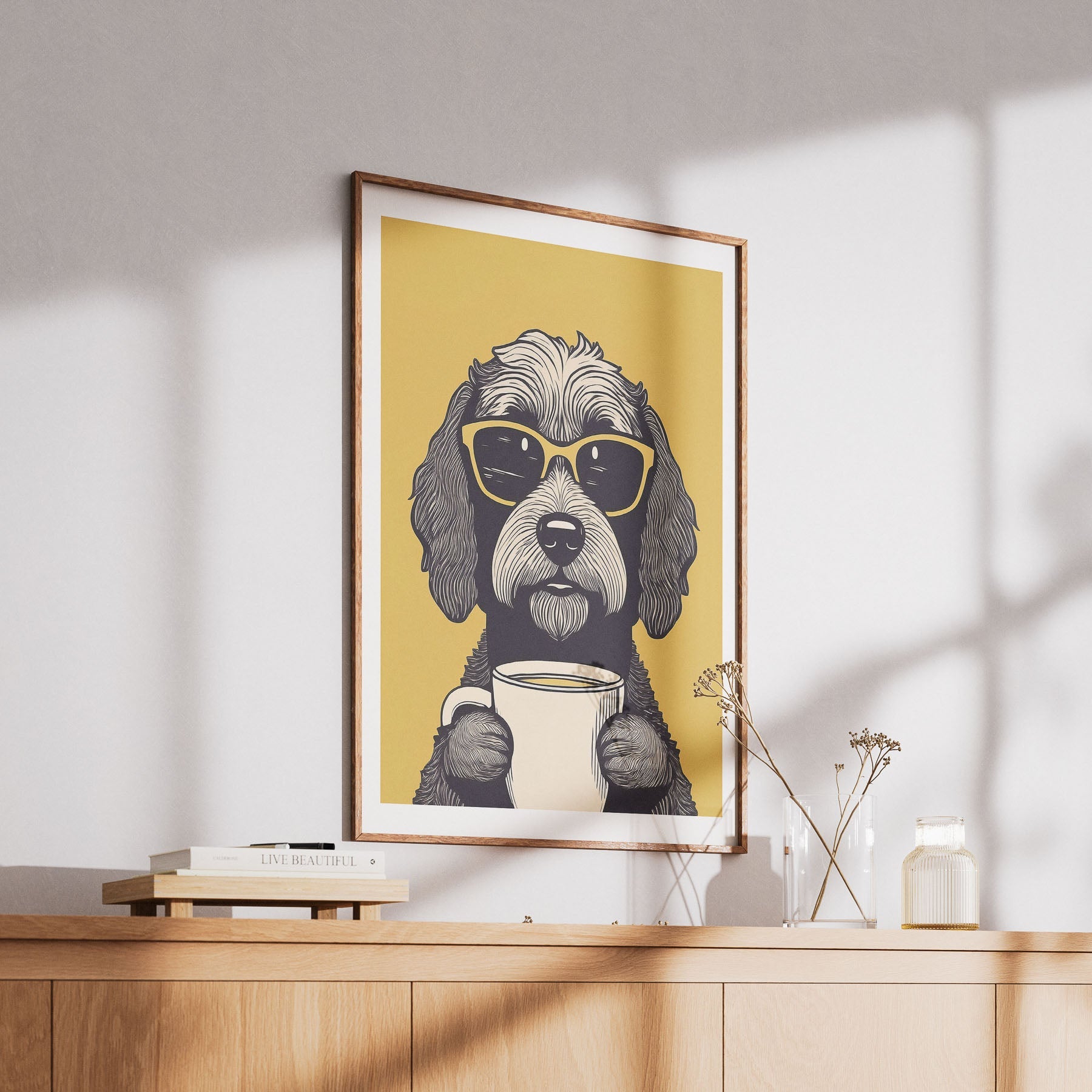 Schnoodle Chillin Coffee Dog image 6