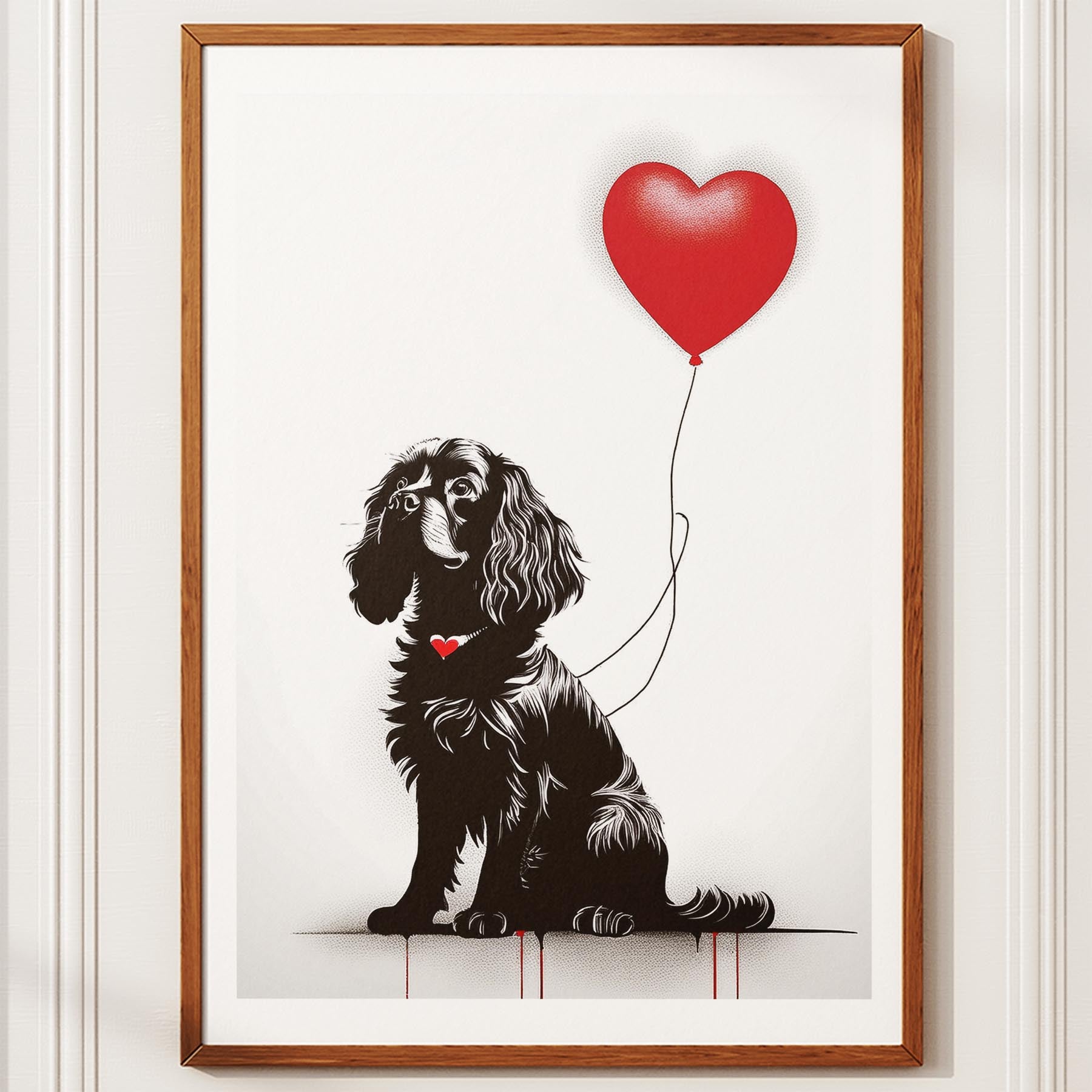 Cavalier Spaniel DOGSY Series inspired by the Art of Banksy image 10