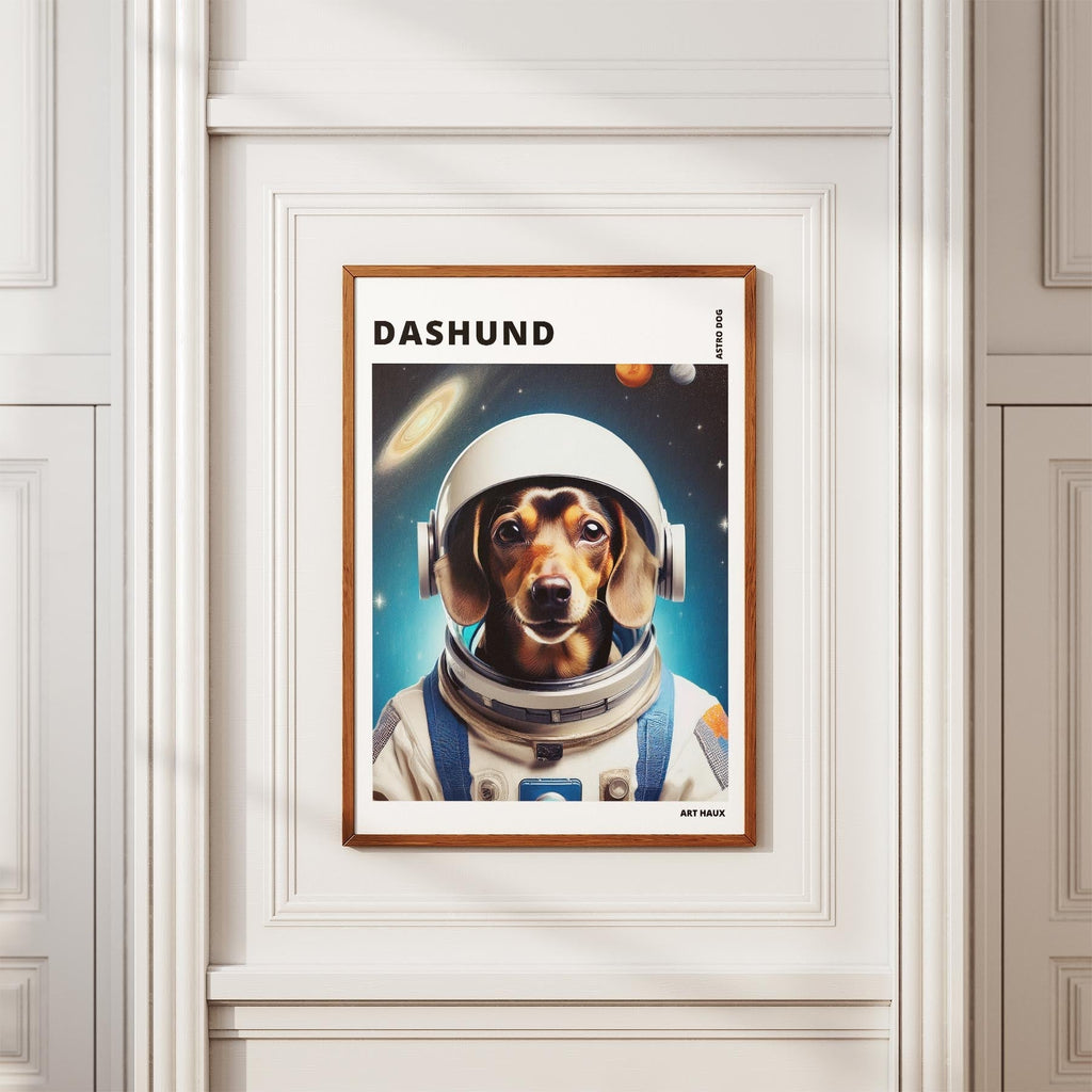 Dachshund Astronaut Dog Series with Text Astro Dog image 3