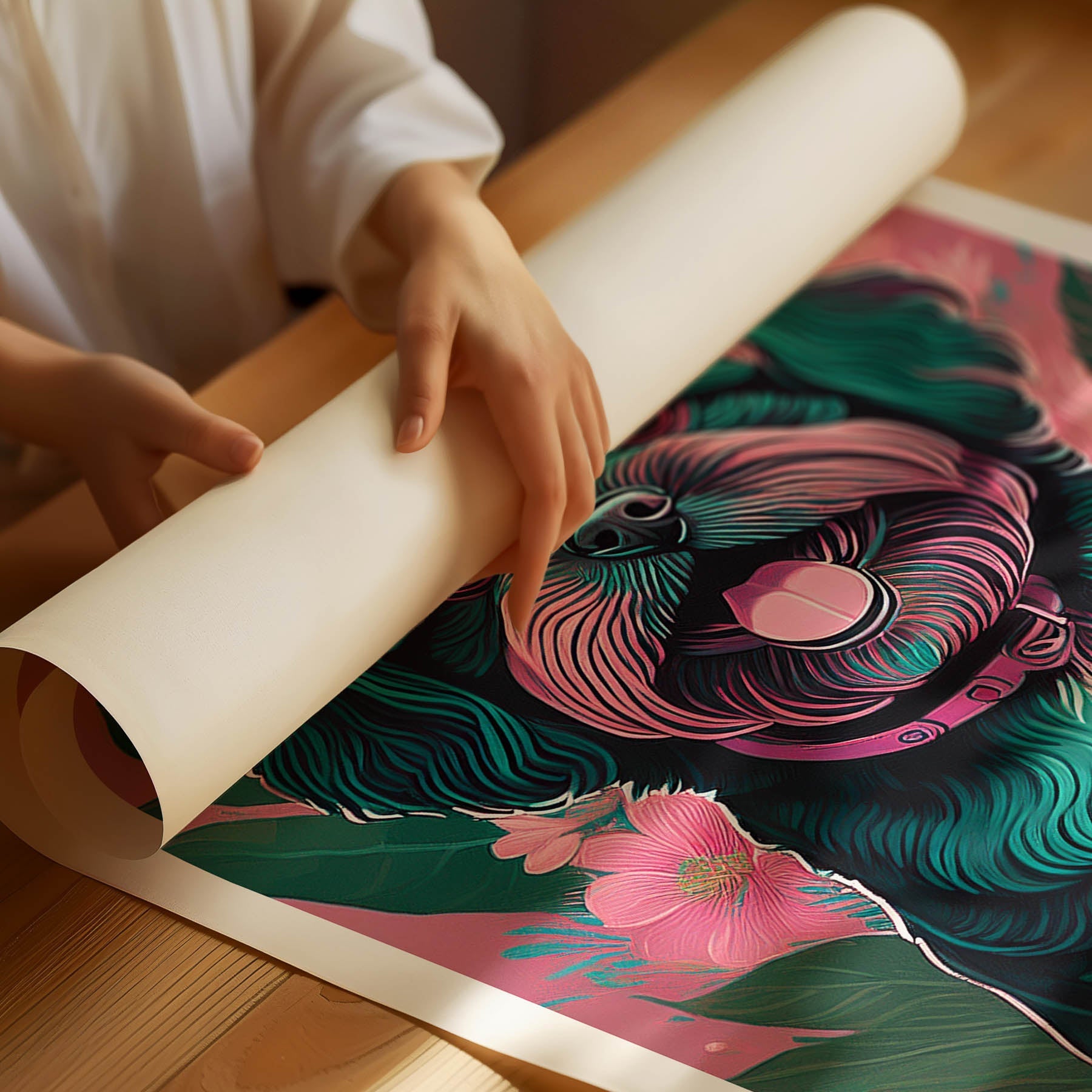 Beagle Flowery Dog image 10