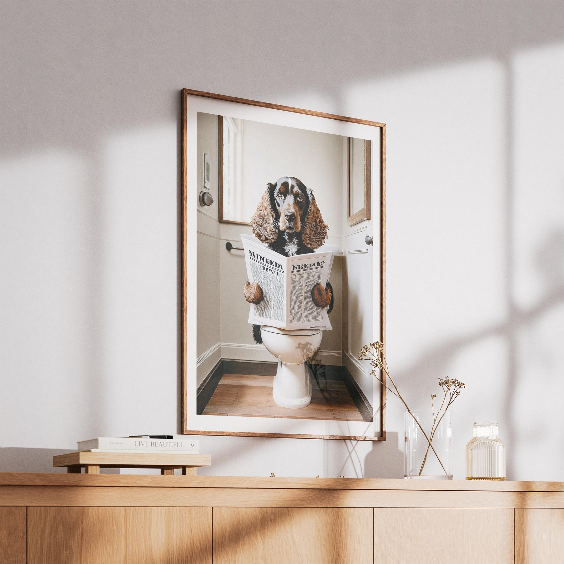 Cocker Spaniel Toilet Humour Dog Series 1 image 5