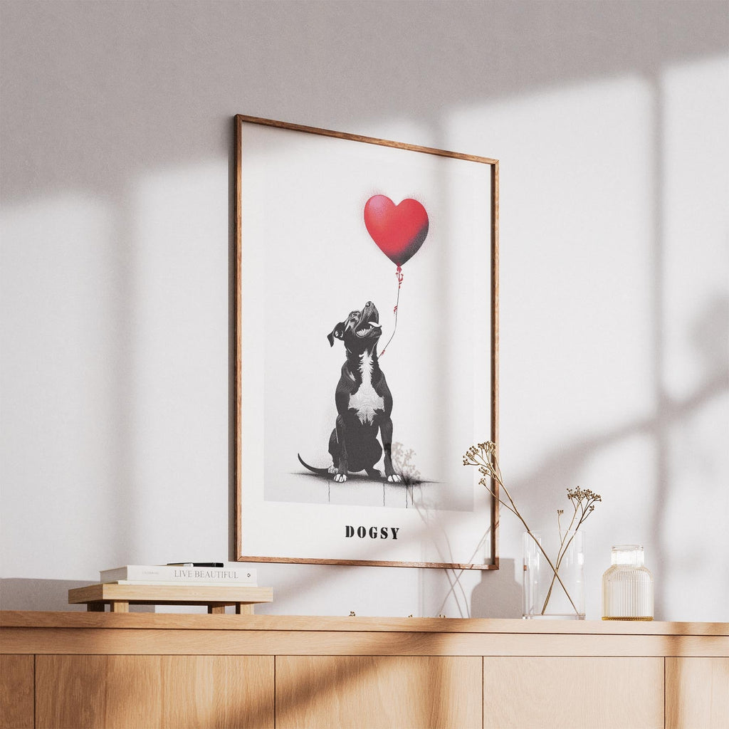 American Staffordshire Terrier DOGSY Series inspired by the Art of Banksy with t image 5
