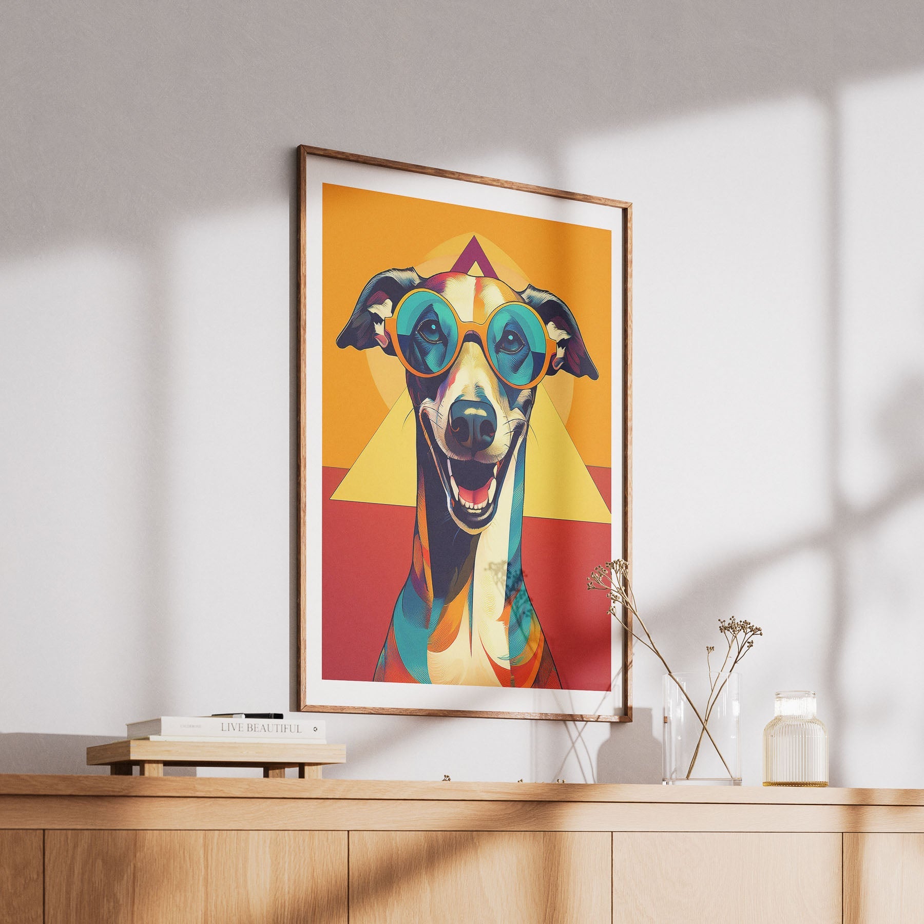 Greyhound In Colourful Sunnies 1 image 6