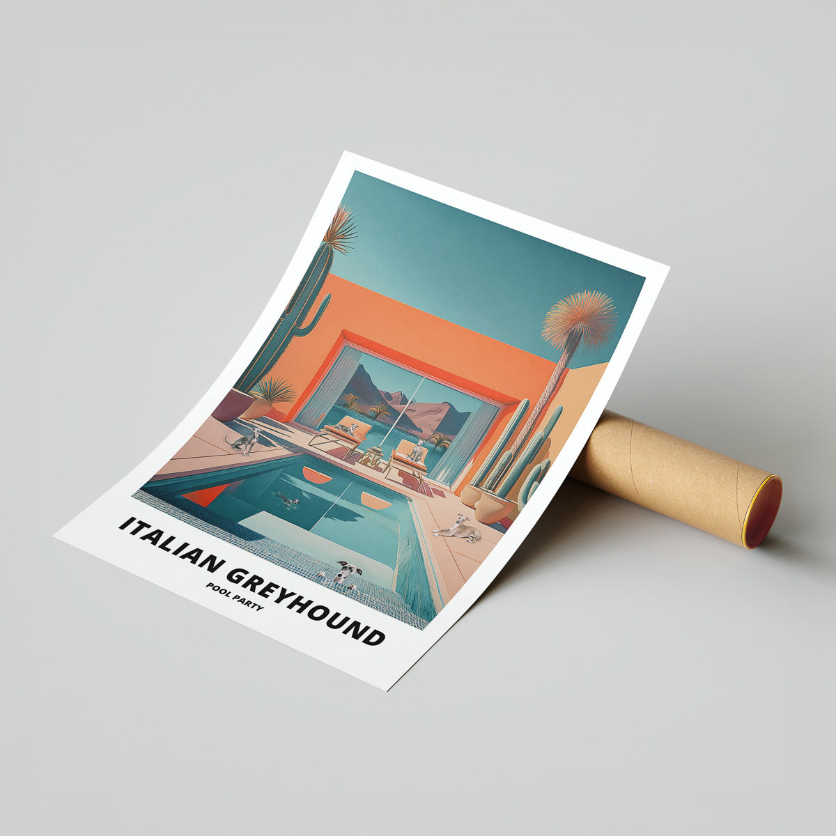 Italian Greyhound Pool Party image 7