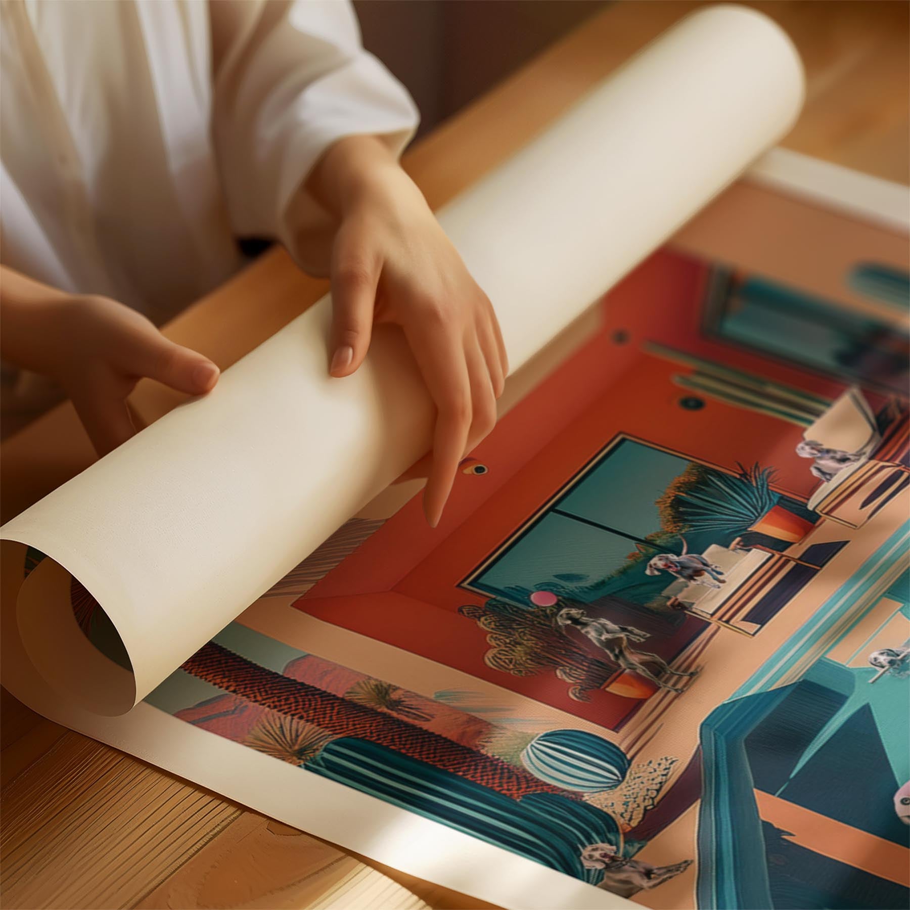 Weimaraner Custom Pool Party WITH TEXT image 1