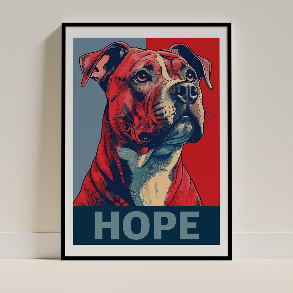American Pitbull Terrier HOPE Series Inspired by the Obama Poster image 11