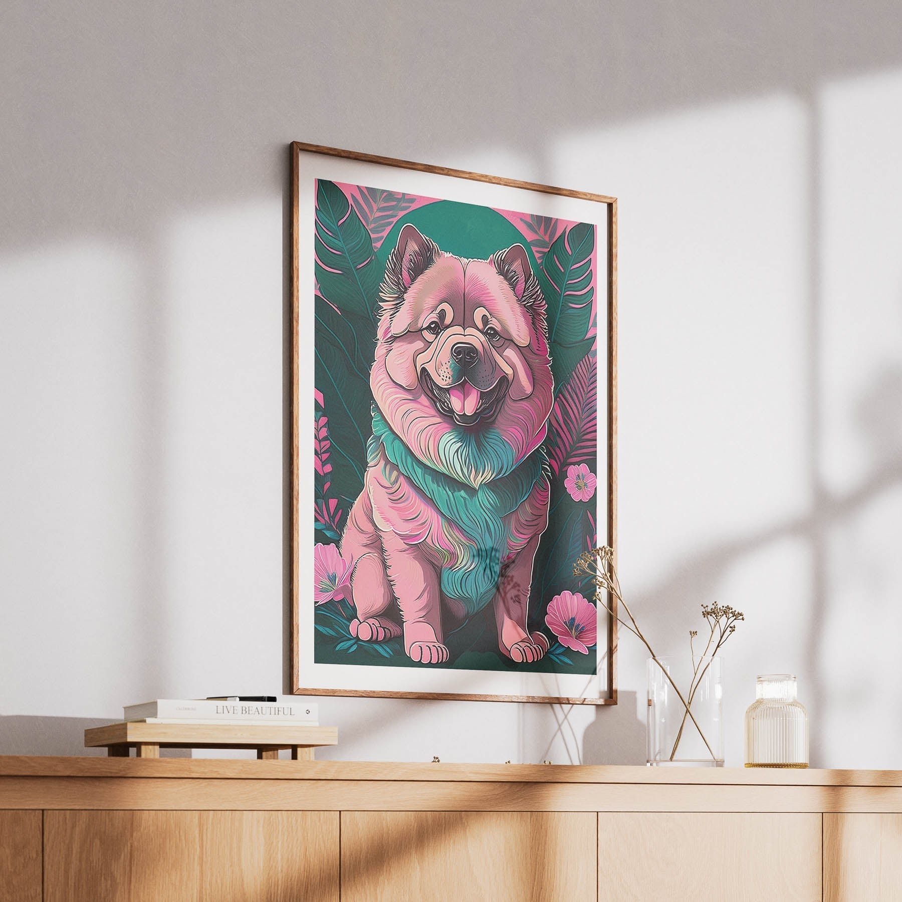 Chow Chow Flowery Dog image 6